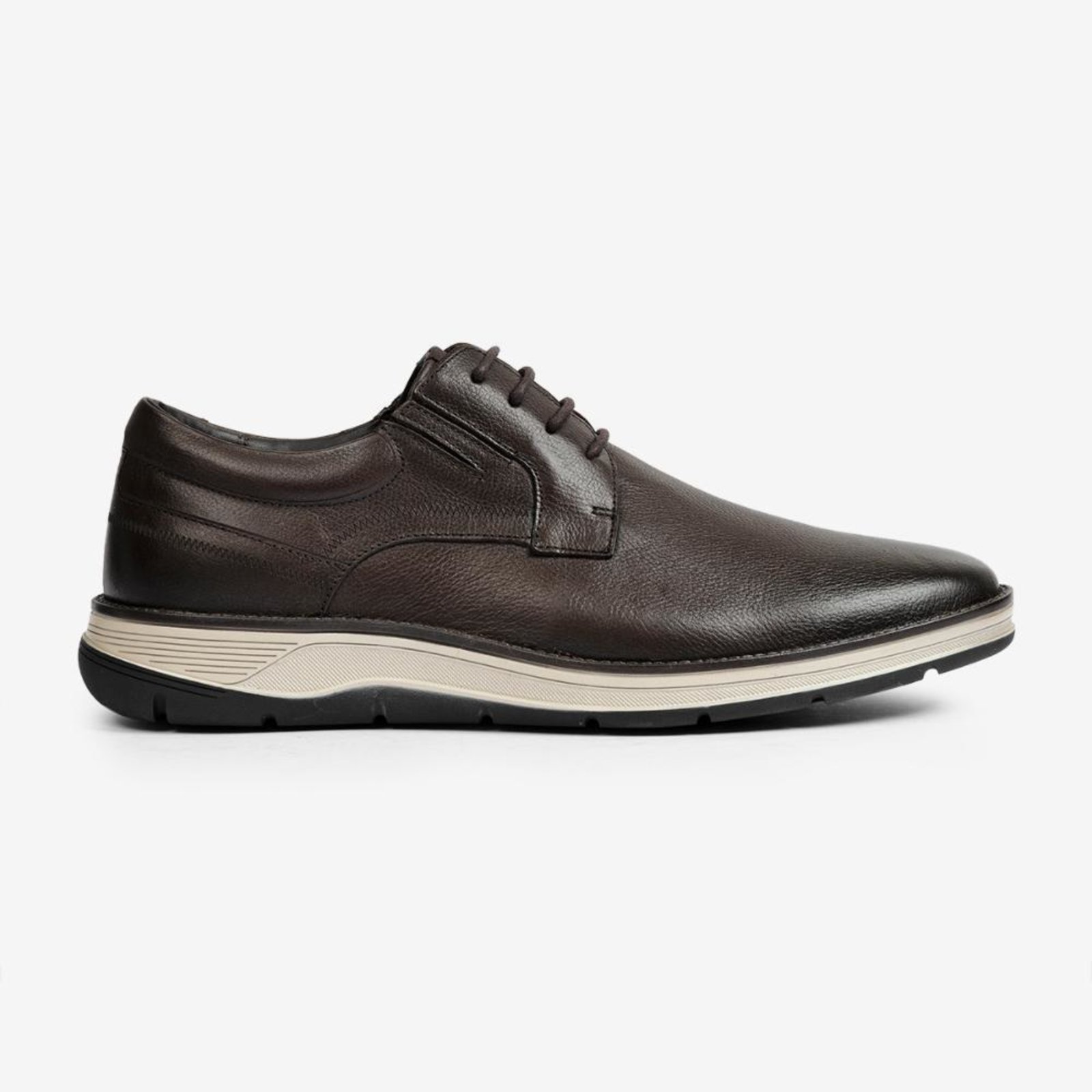 Sapato Casual Couro Ferracini Masculino Fluence 5540-559I Marrom