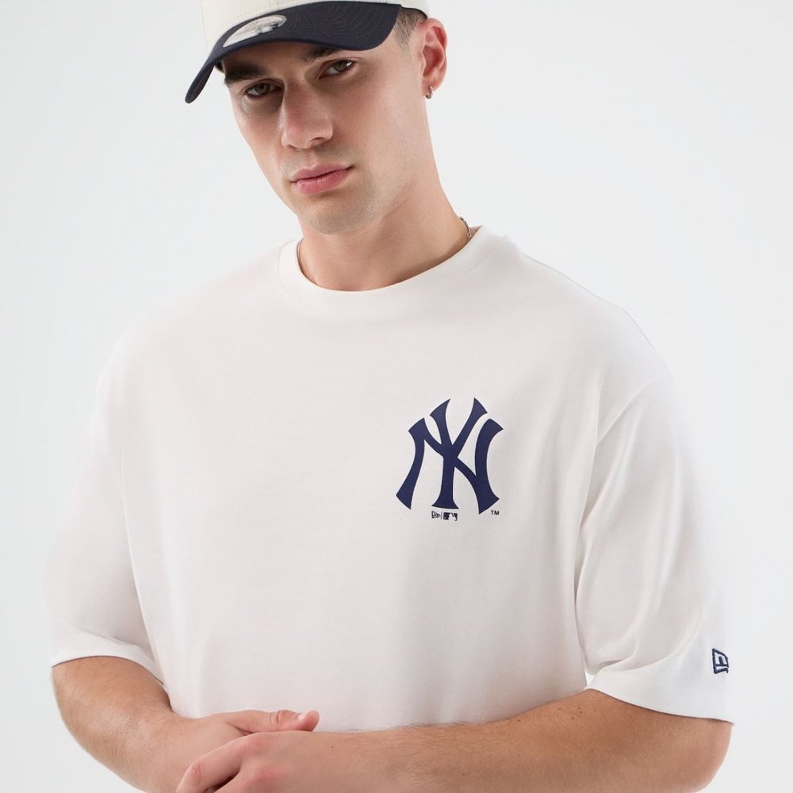 Camiseta New Era Regular New York Yankees Branco