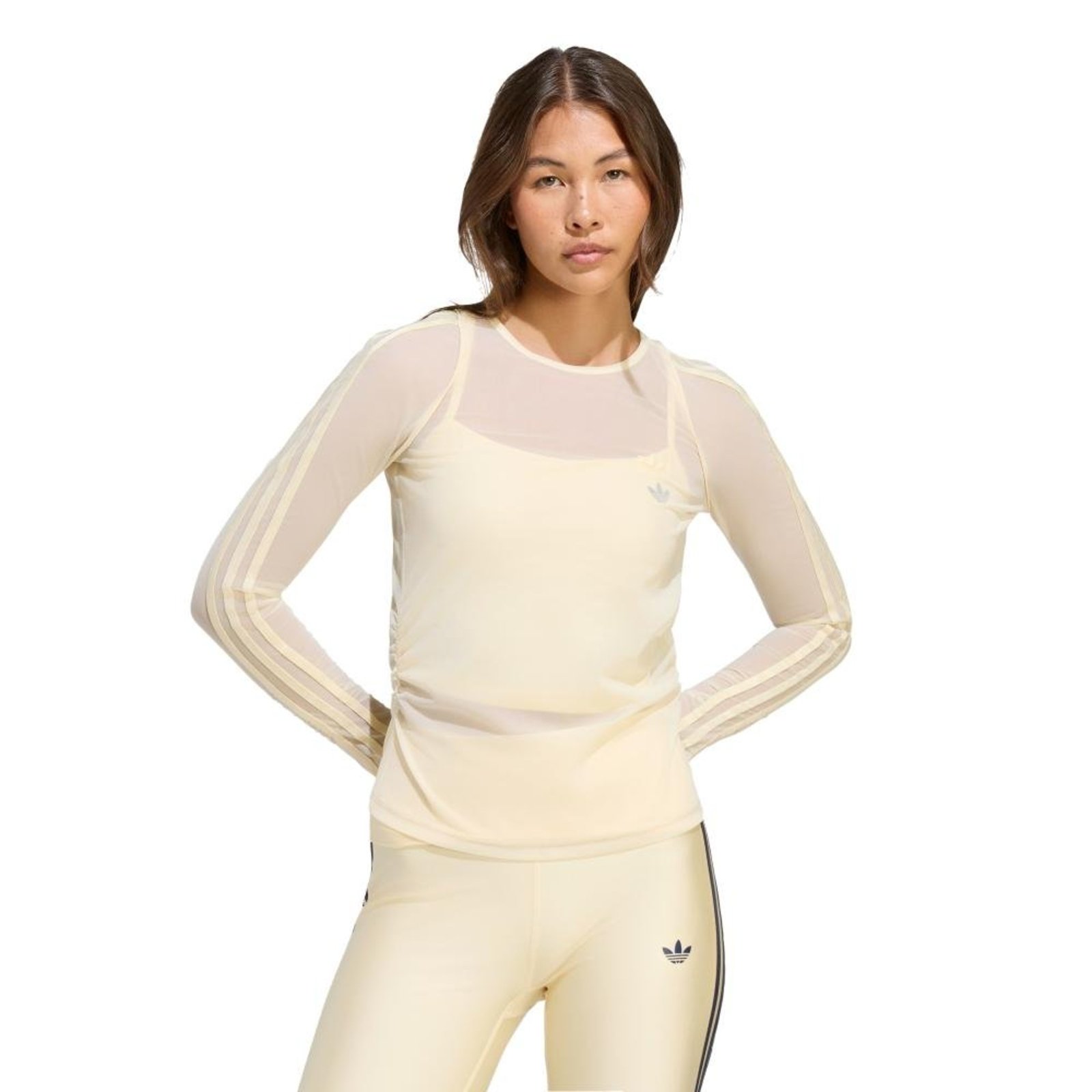 Camiseta Manga Longa adidas Originals Sport adidas Originals Amarelo