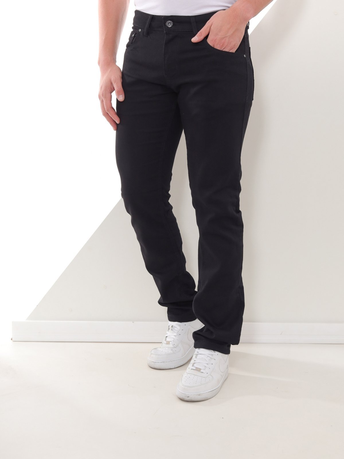 Calça Masculina Skinny Jeans Preto