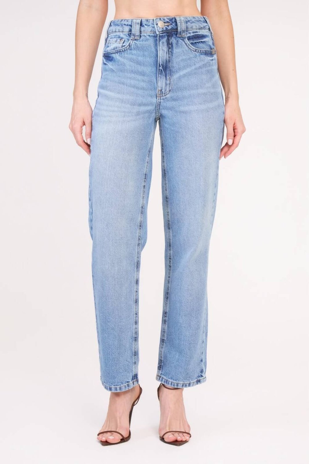 Calça Jeans Feminina Reta Alta Colcci CLC Indigo
