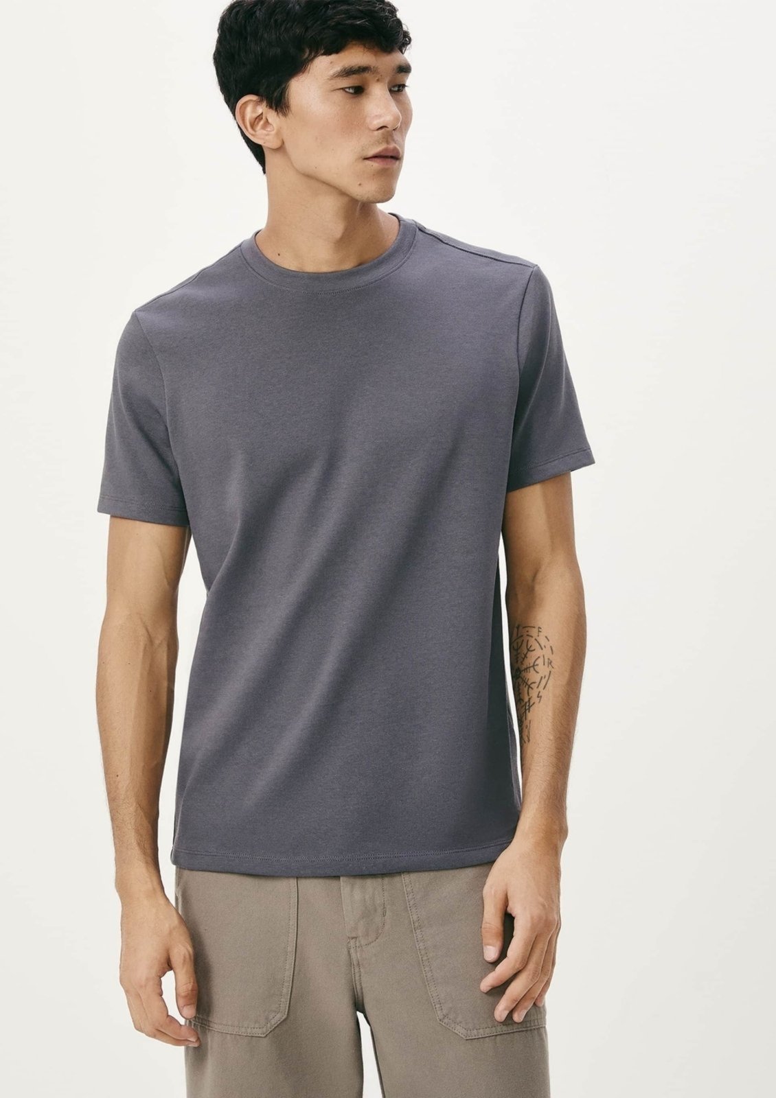Camiseta Masculina Texturizada Em Algodão Peruano Hering
