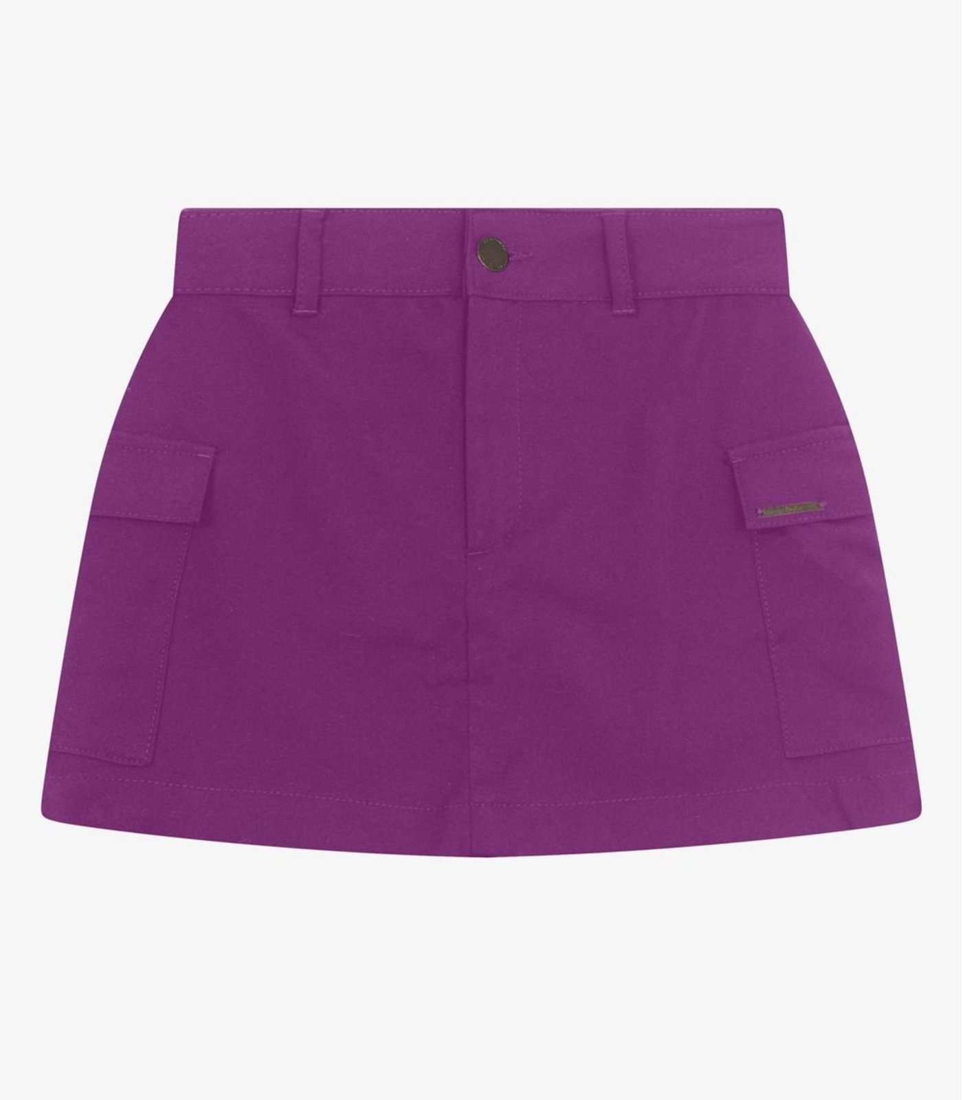 Infantil – Saia Juvenil Feminina Sarja Twill Minty Roxo
