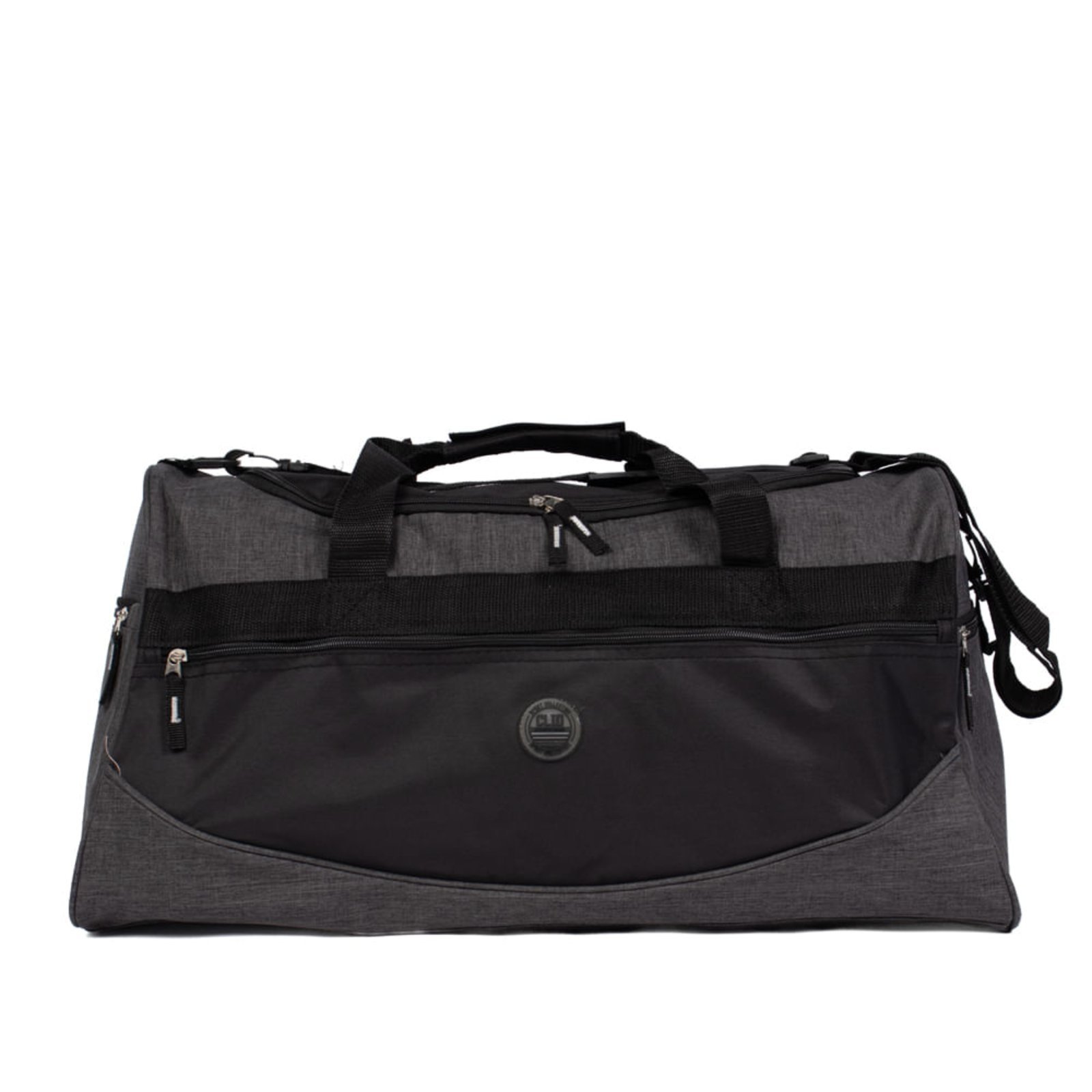 Vista 2 Infantil - Sacola de Viagem Unissex Clio Style Tiracolo Cinza preto Clio Style preto