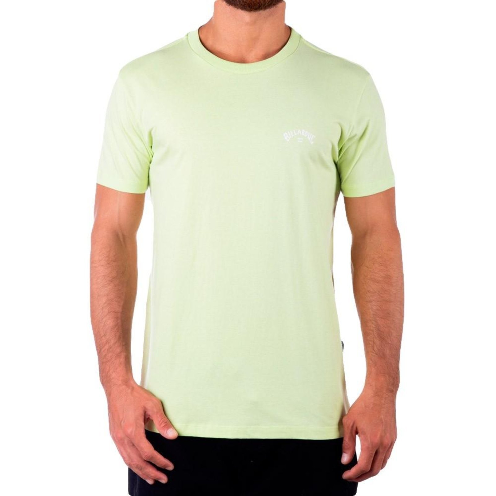 Camiseta Billabong Small Arch SM23 Masculina Amarelo Claro