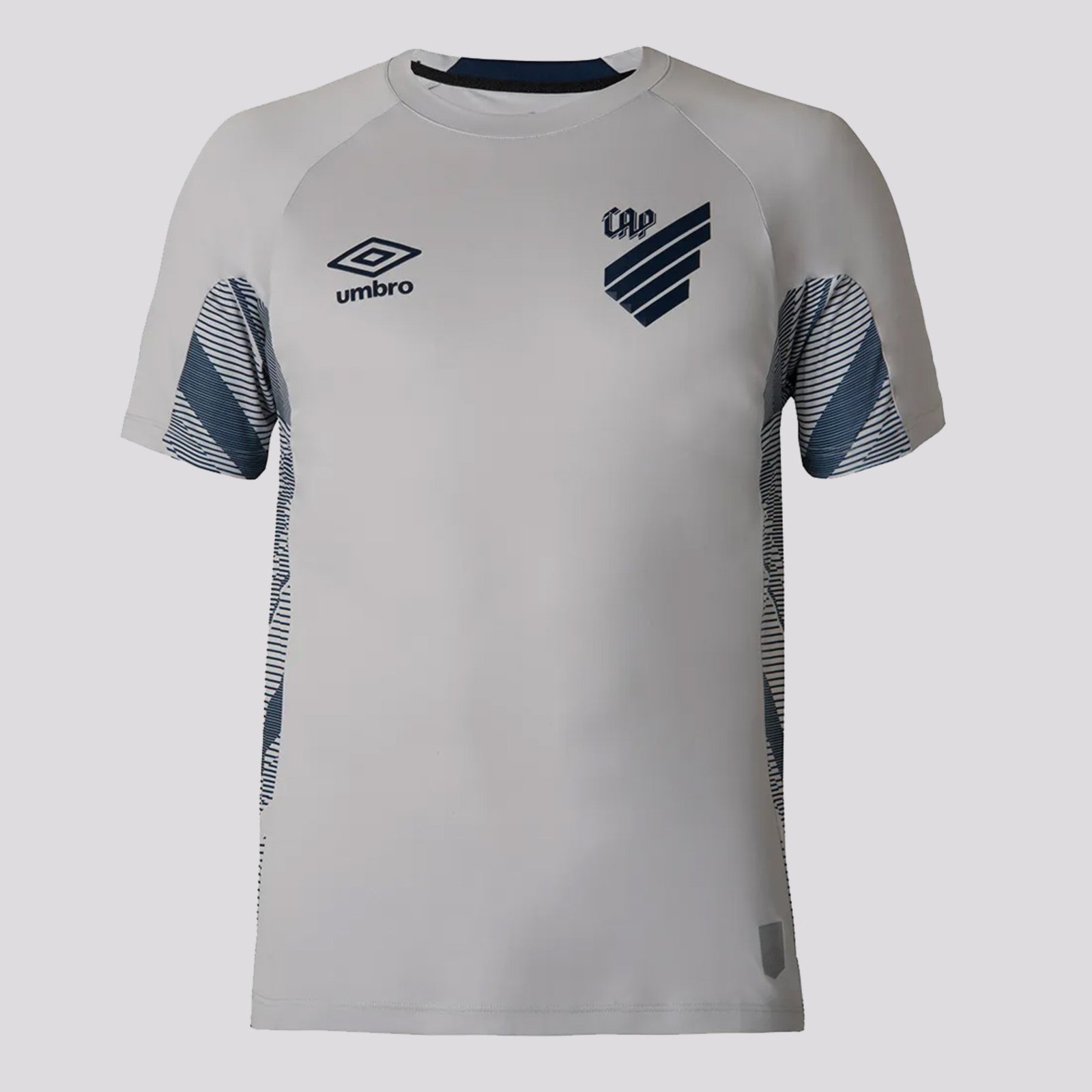 Camisa Umbro Athletico Paranaense Goleiro 2025 Cinza e Azul