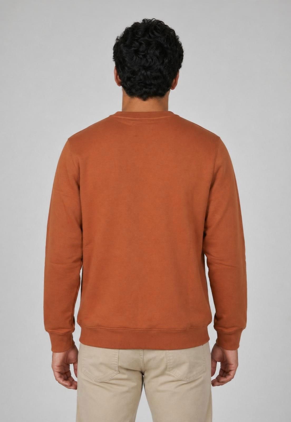 Blusa de Moletom Masculina Quiksilver Laranja