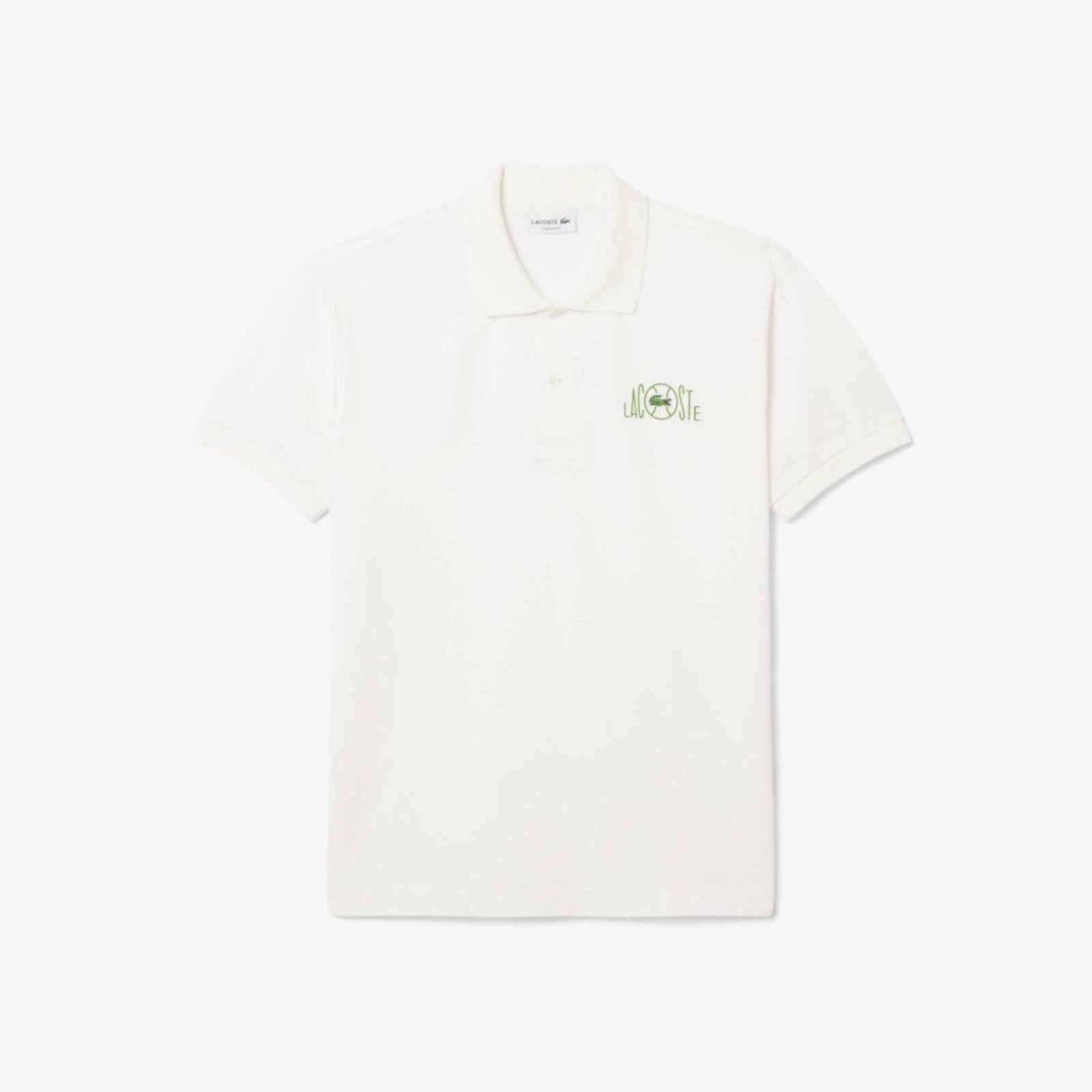 Polo Classic Fit com Gráfico de Branding Branco - 4GG Branco