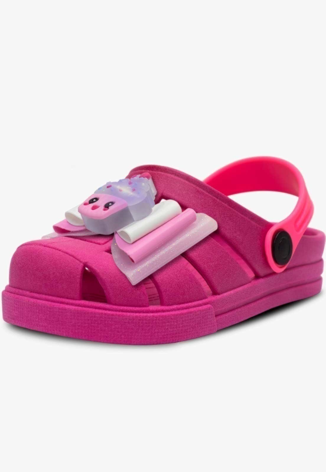 Infantil – Babuche Sandália Feminina Pópidi Menina Cupcake Pink