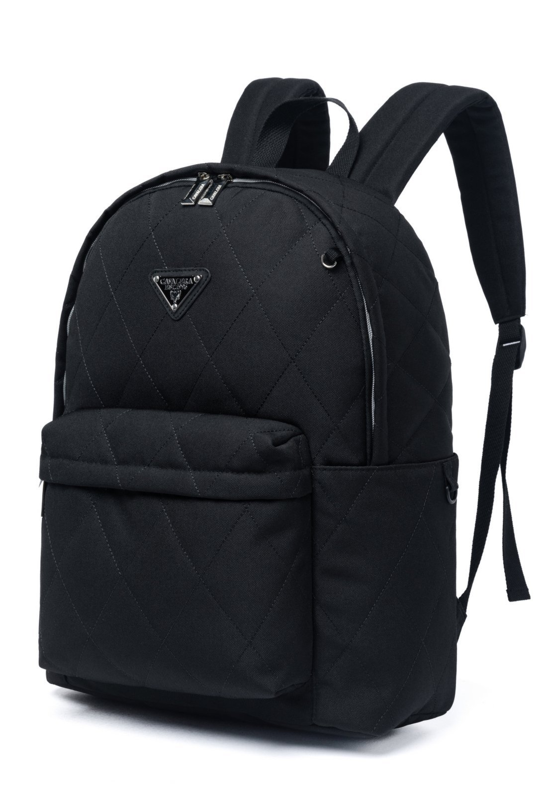 Vista 3 Mochila Bolsa Casual Cavalera Feminina Moderna Faculdade Espaçosa Resistente preto Cavalera preto