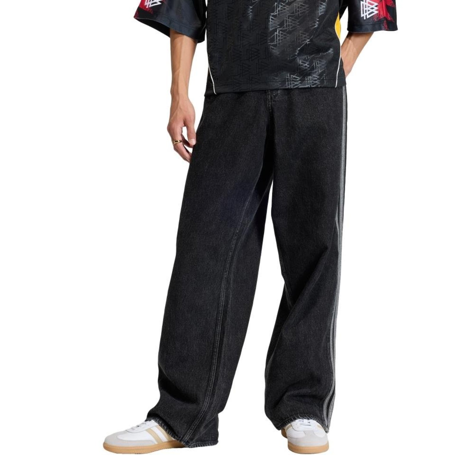 CALÇA JEANS FIREBIRD ADICOLOR adidas Originals Preto