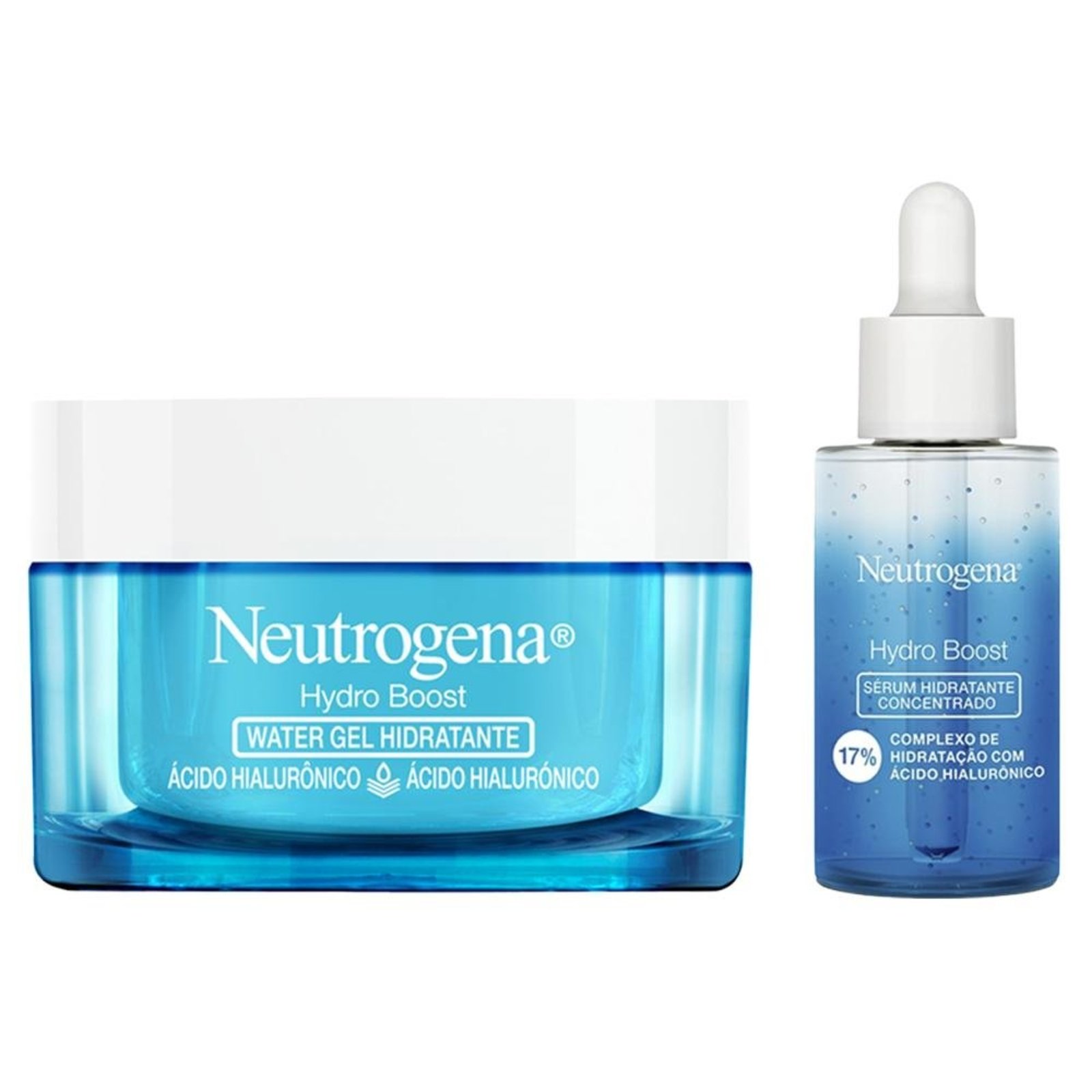 Kit Neutrogena Hydro Boost Hidratante Facial 50g + Sérum 30ml