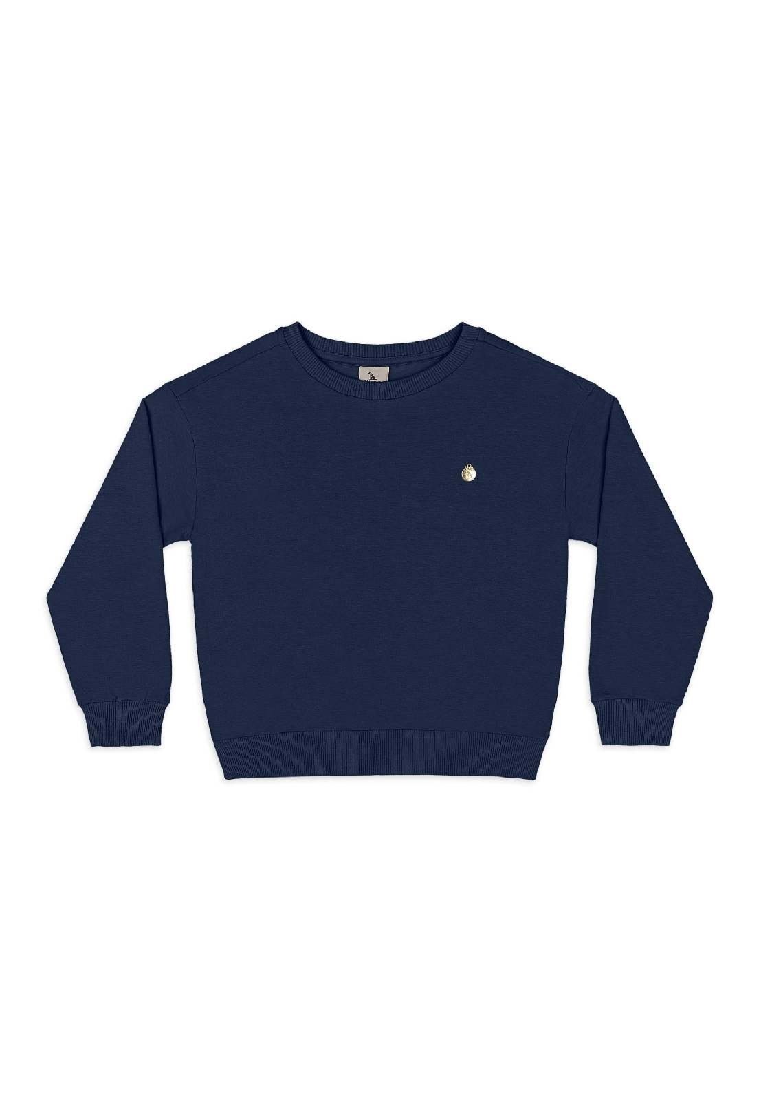 Infantil - Blusão em Molecotton Felpado Quimby Preto