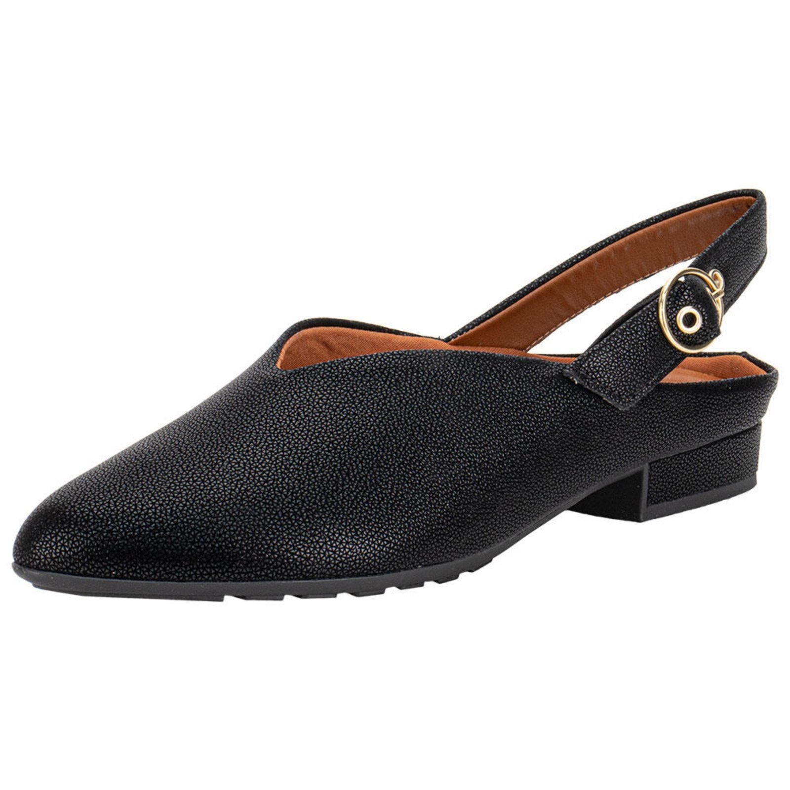 Sapato Feminino Salto Grosso Piccadilly 265001 A0085001 Preto