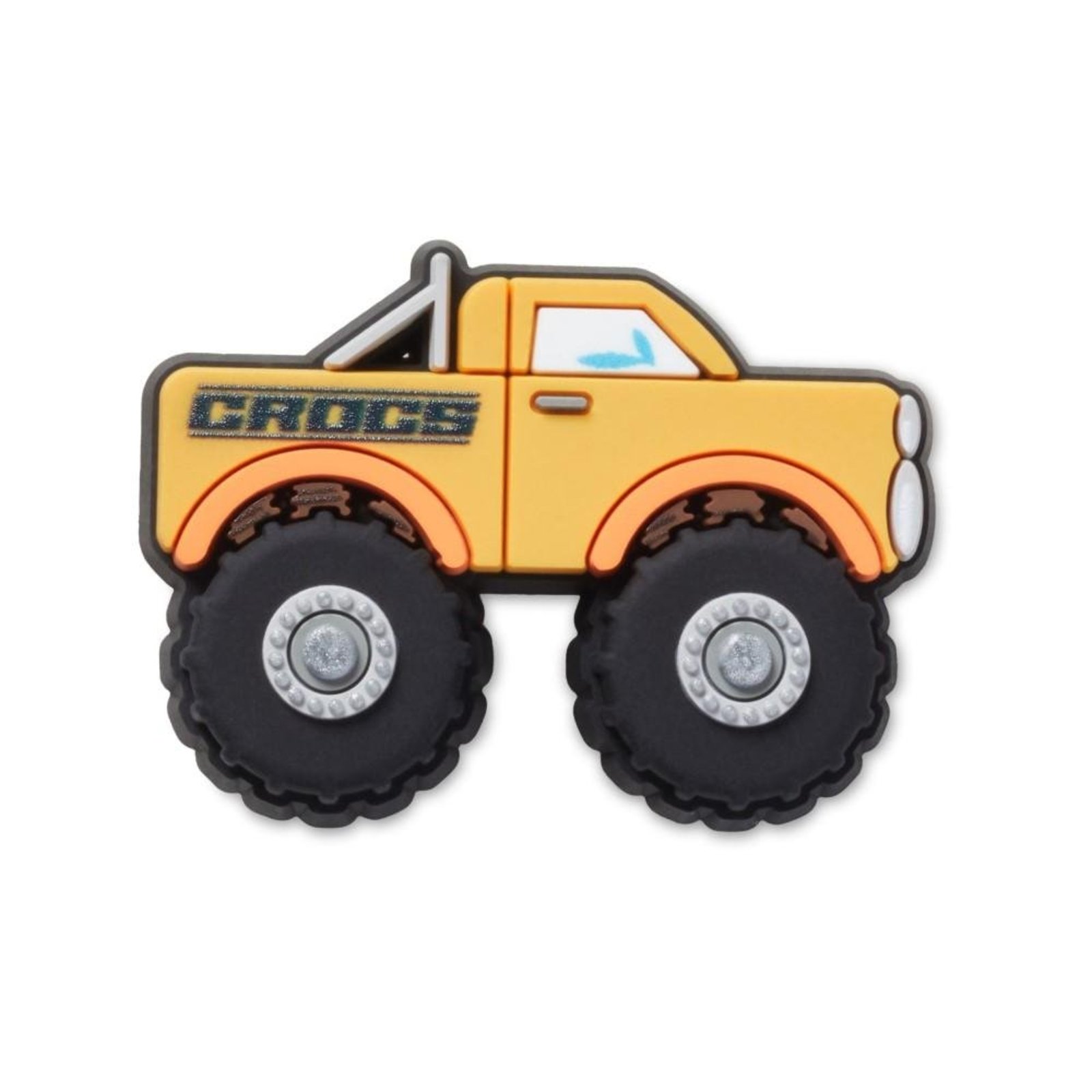 Infantil - Jibbitz™ Caminhão Monster Truck Laranja Único Branco