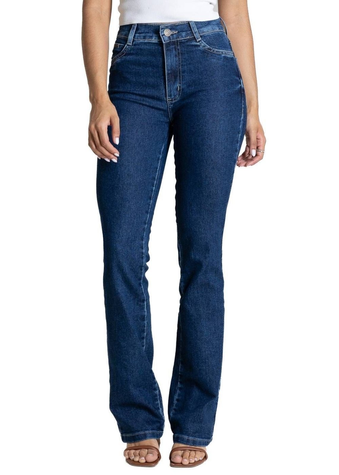 Calça Jeans Sawary Boot Cut - 284352 - Azul - Sawary