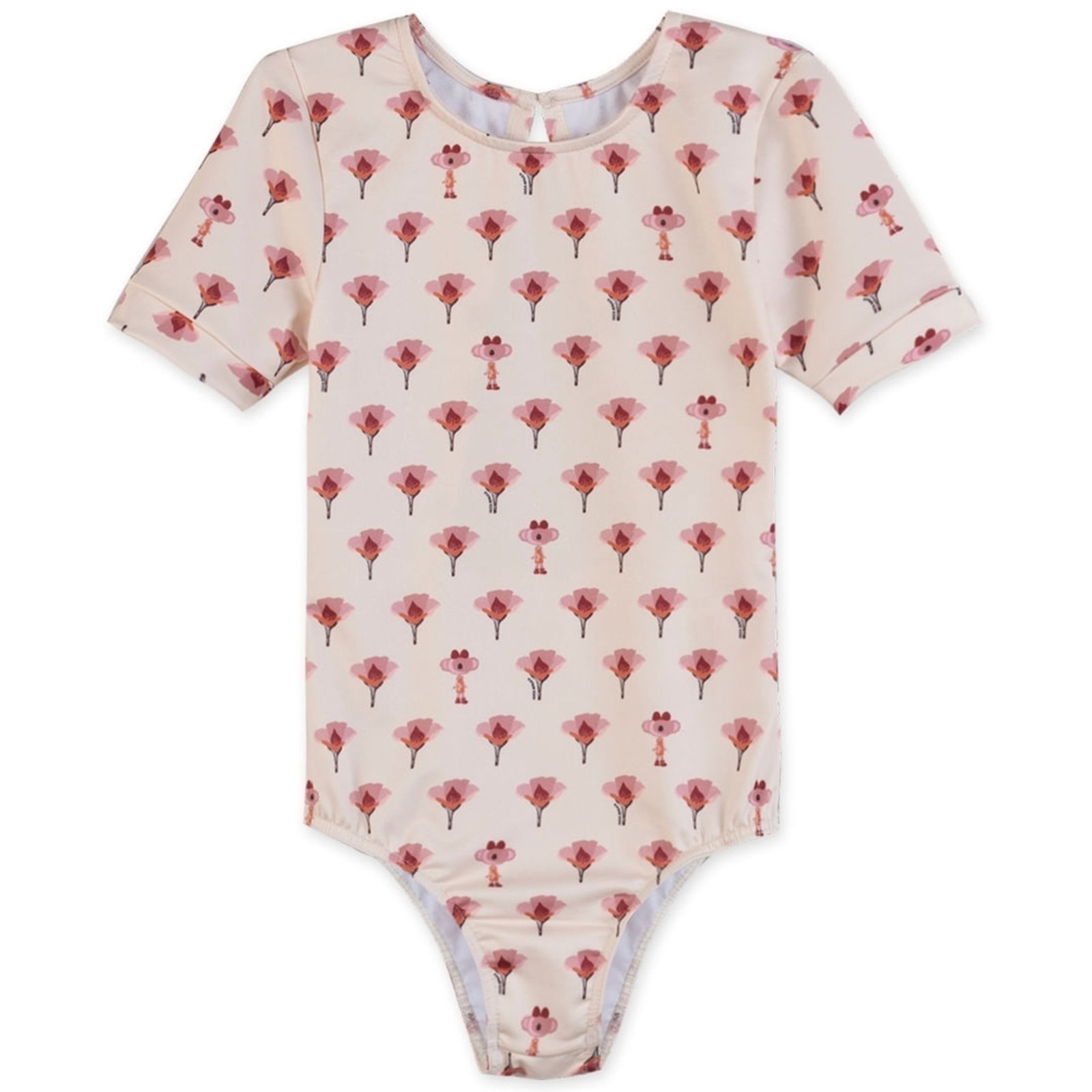 Infantil – Body Manga Curta Thermo Dry Florido Feminino Lilica Ripilica