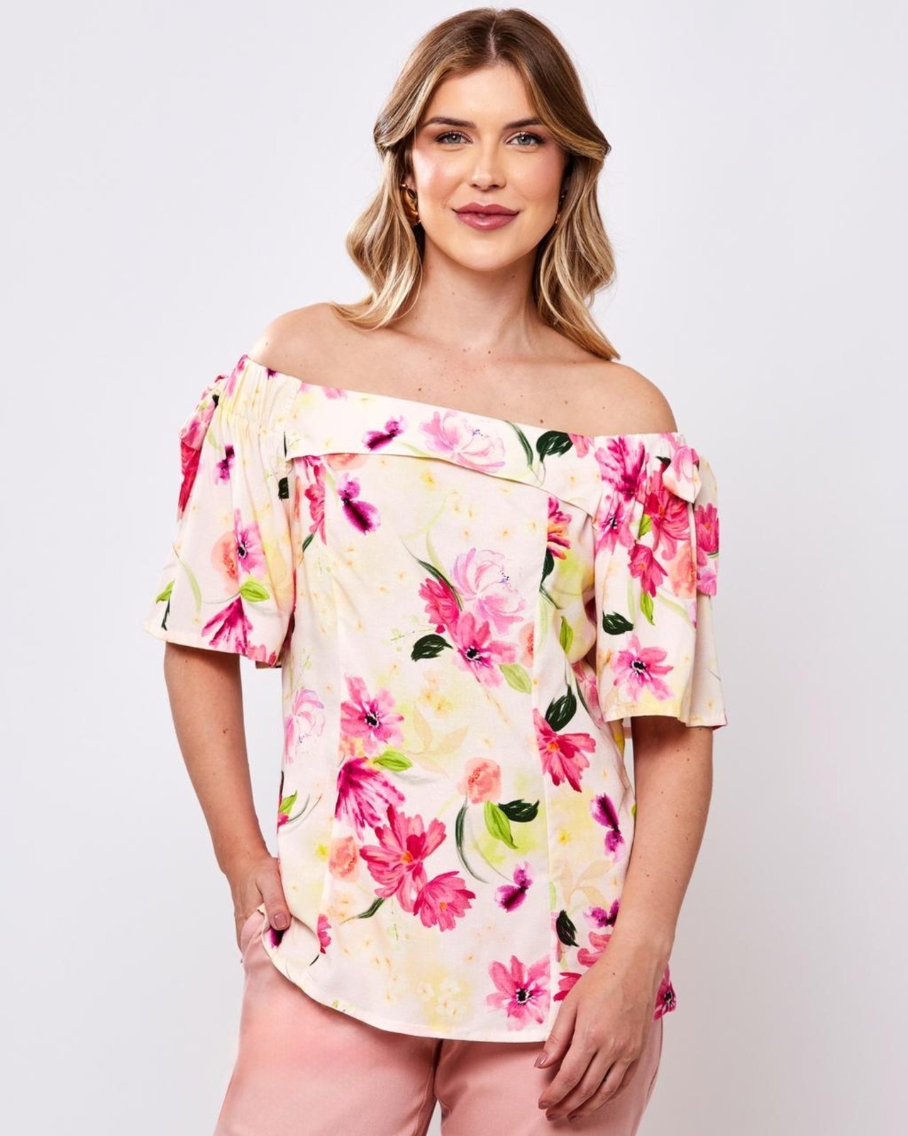 Blusa Ombro à Ombro Única