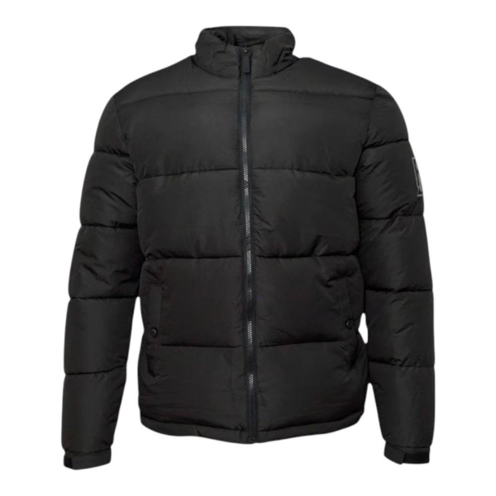 Jaqueta Fila Puffer F-Box Reflective Preta Preto