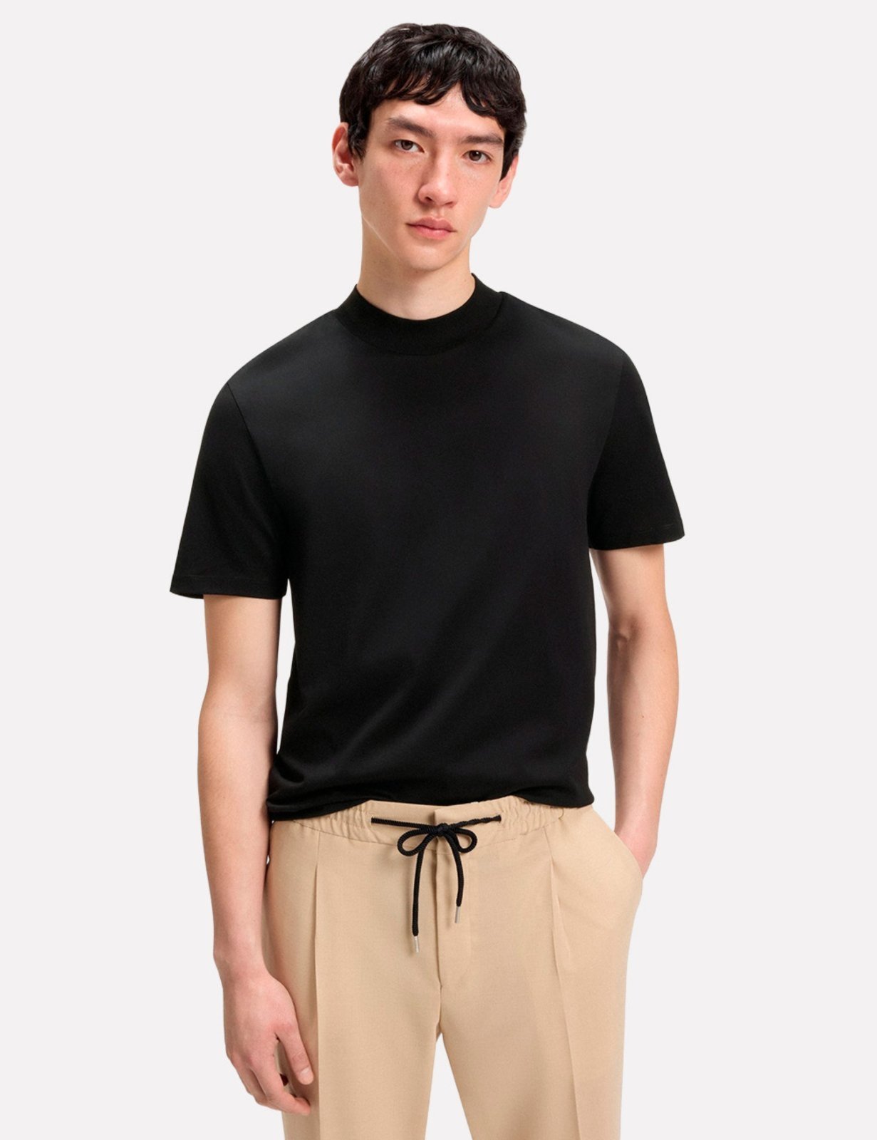 Camiseta Hugo Boss Masculina Slim Dimersom Preta