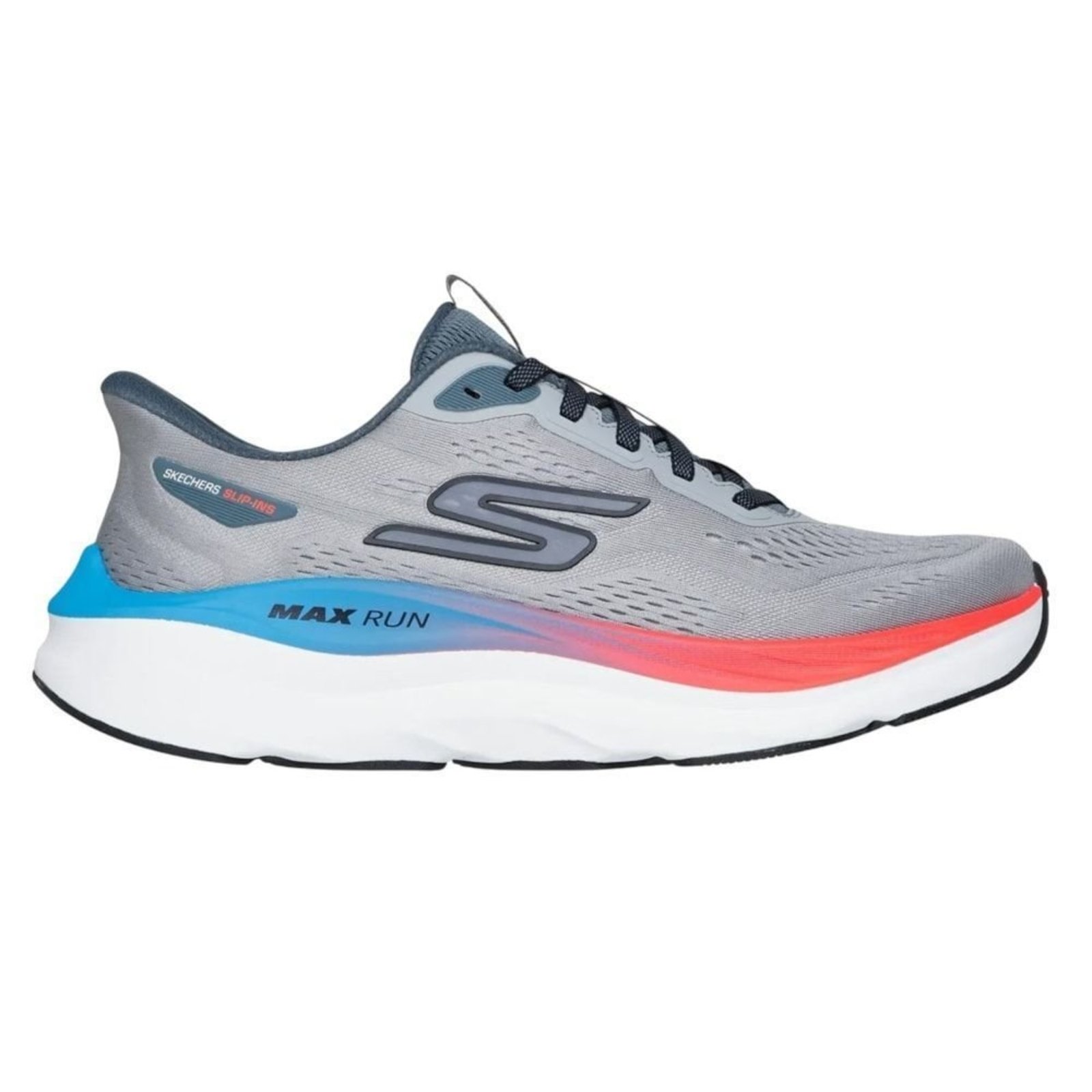 Tênis Skechers Max Run Masculino - Cinza - Skechers