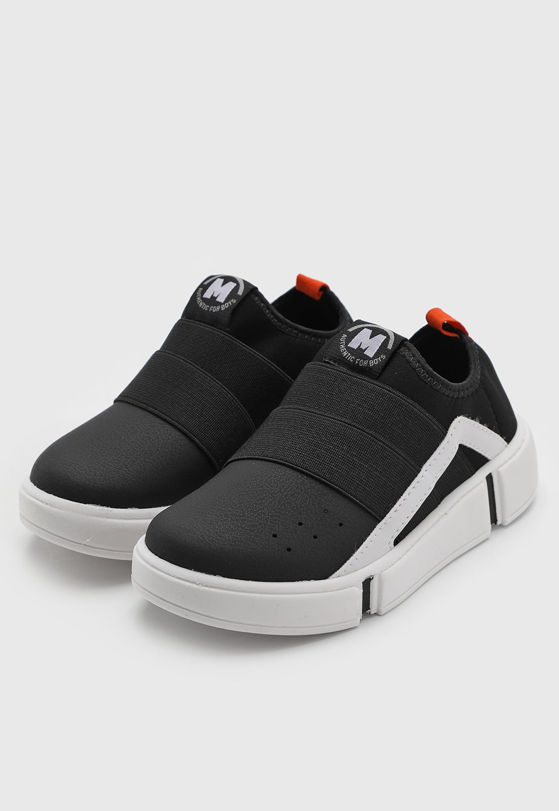 Infantil - Tênis Molekinho Slip On Têxtil Preto