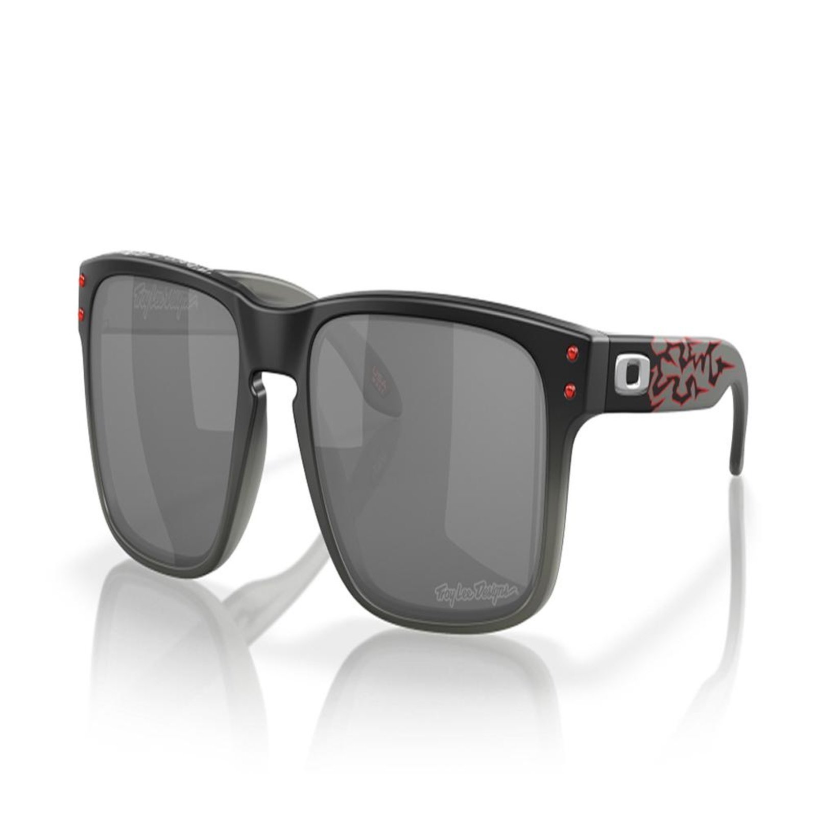 Vista 2 Óculos de Sol Oakley Holbrook Troy Lee Designs Black Fade 55 preto black Oakley preto black