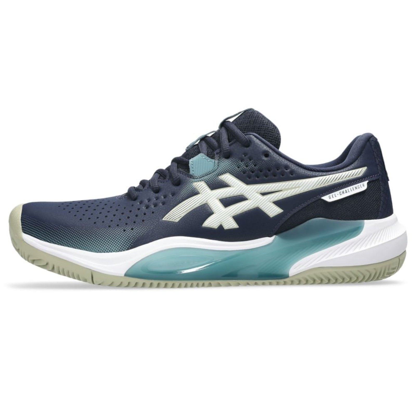 Tênis ASICS Gel-Challenger 15 Saibro - Masculino - Azul/Bege
