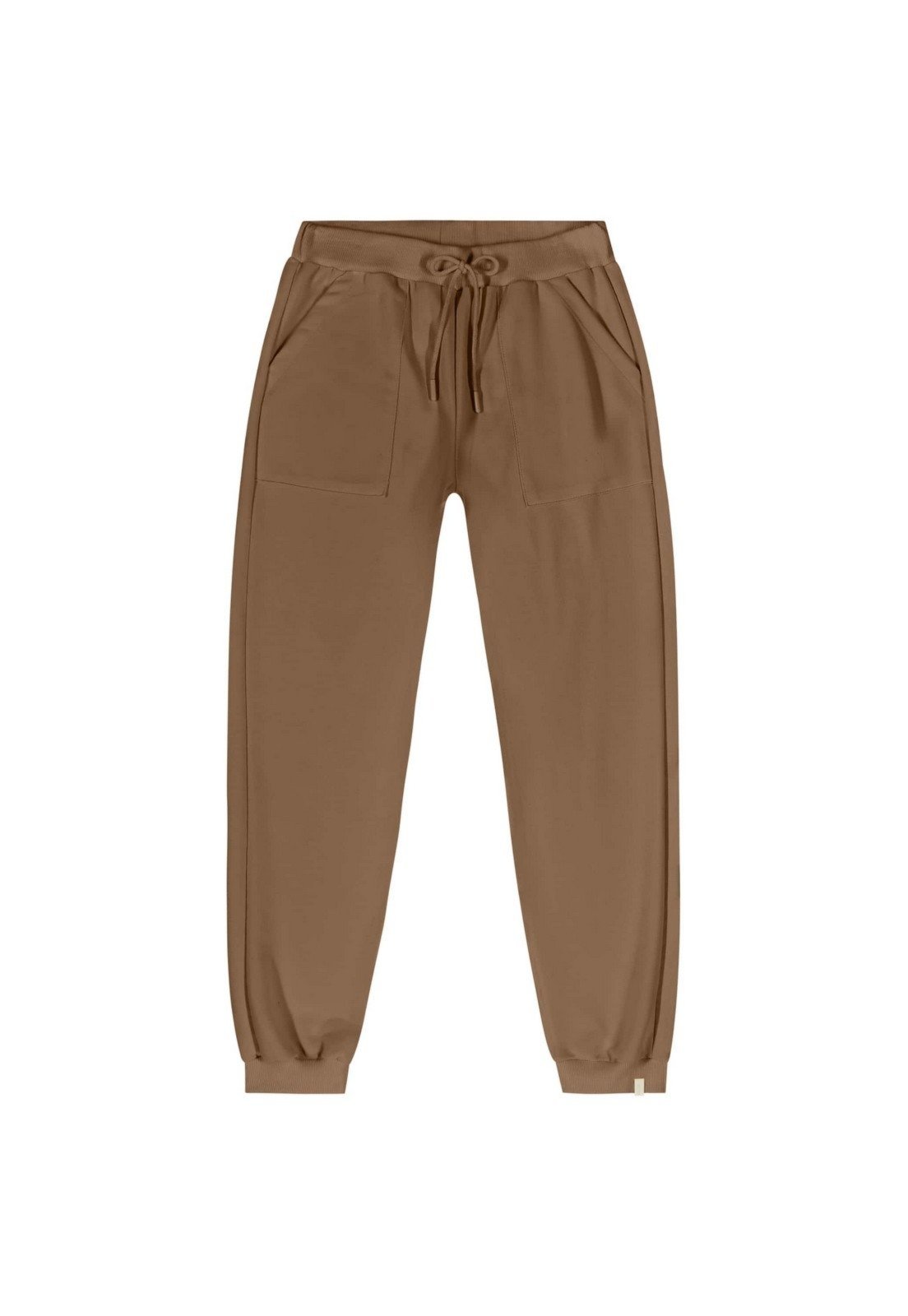 Infantil – Calça Básica Juvenil em Moletom Gloss Marrom