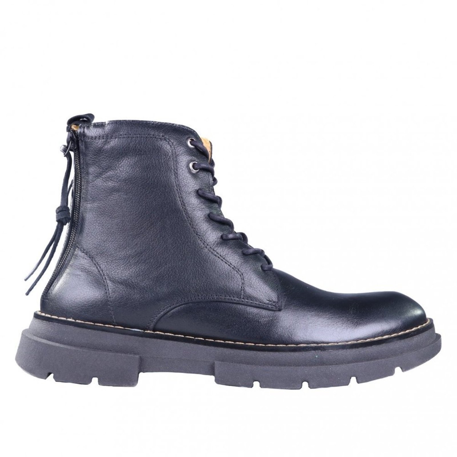 Bota Masculina em Couro Zariff Han002 Zariff Preto
