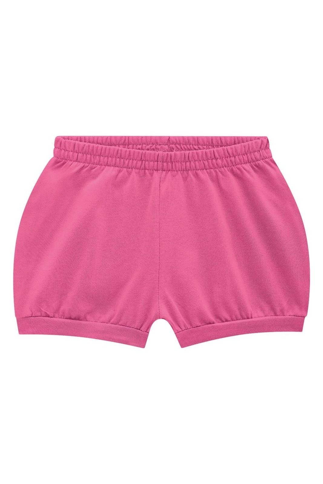 Vista 2 Infantil - Shorts básico unissex de malha Brandili Baby cinza Brandili cinza