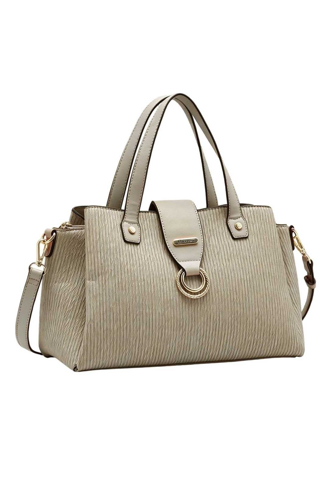 Bolsa Feminina Chenson Mão Casual Chic 3485903 Natural