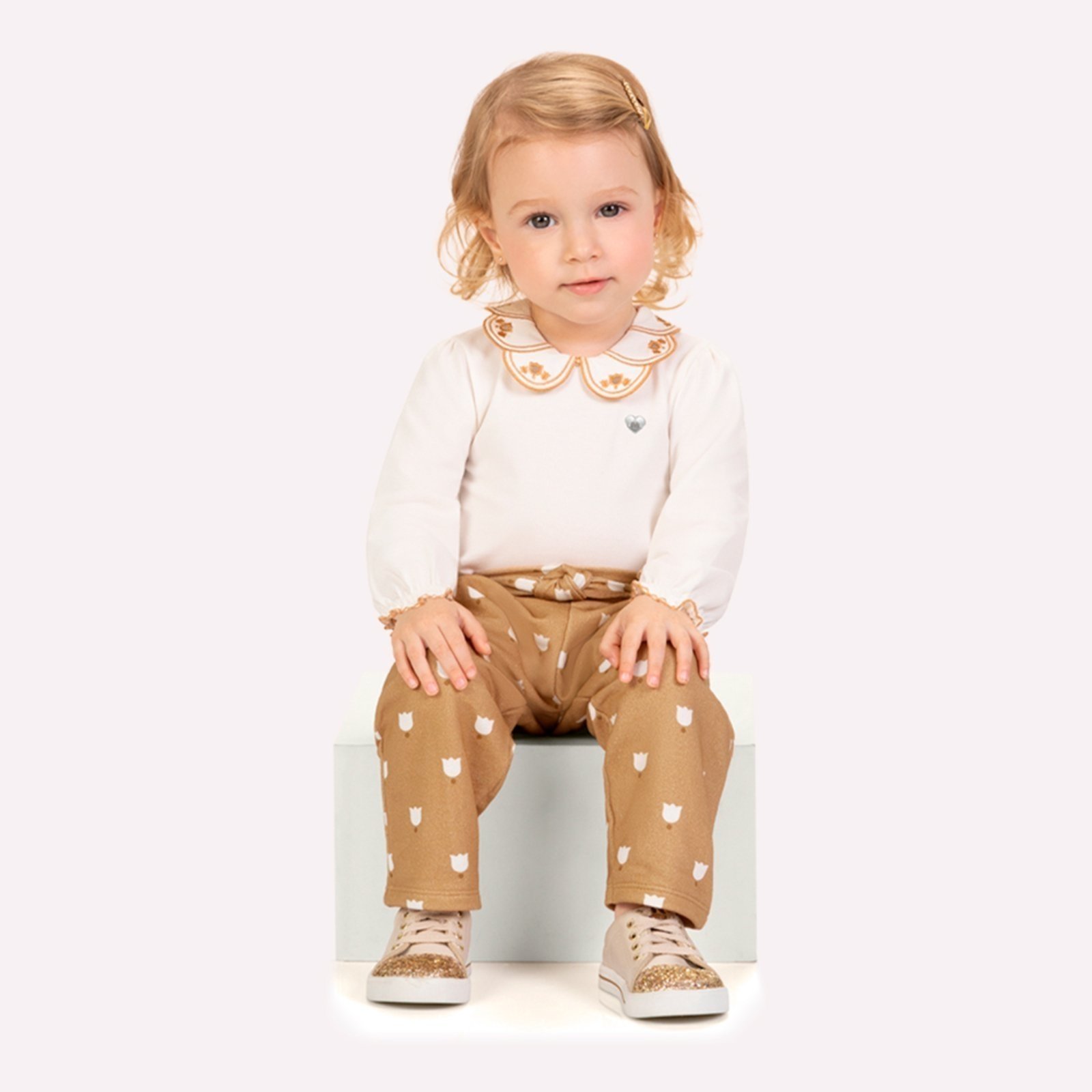 Infantil - Conjunto Menina Estampa Milon