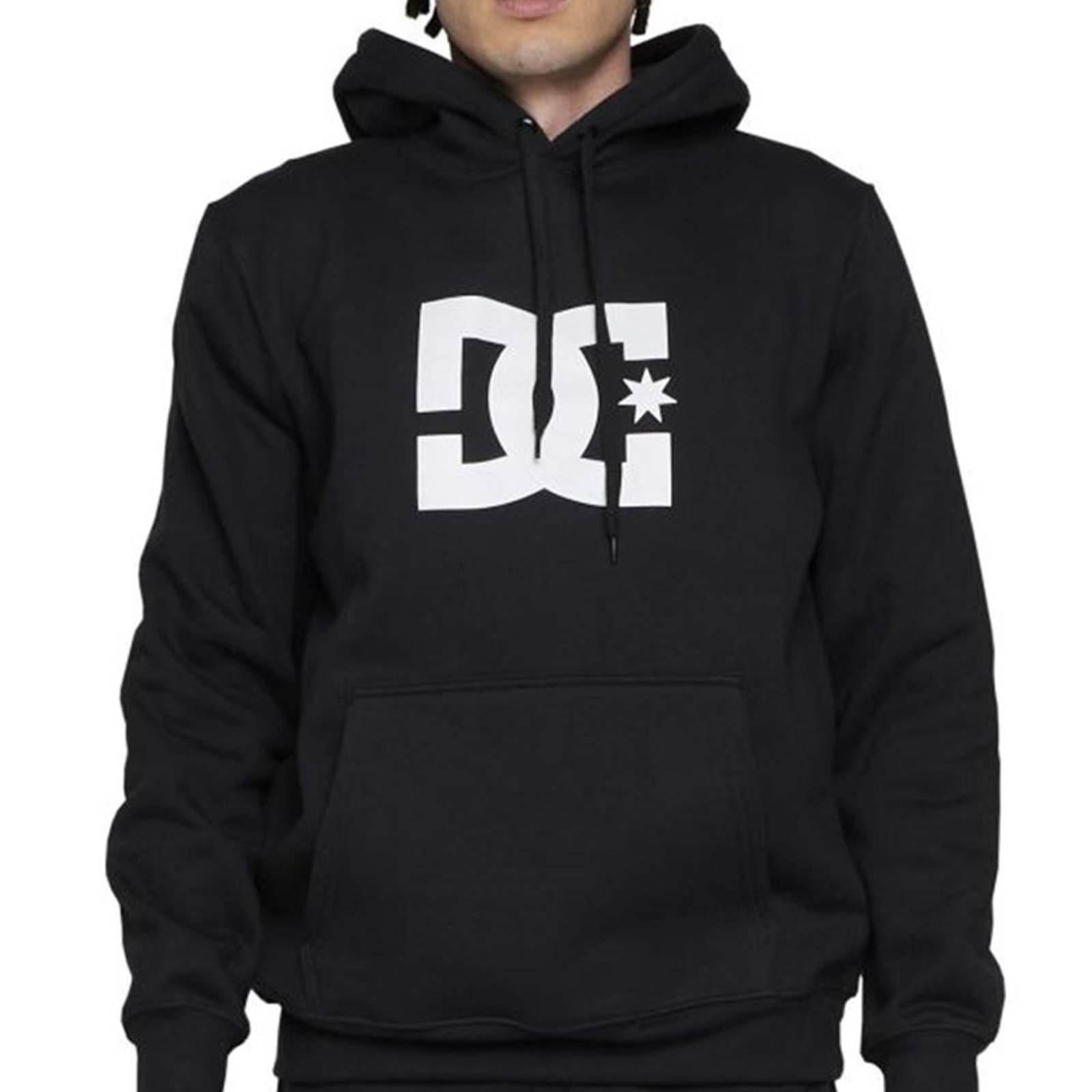 Moletom DC Shoes Canguru DC Star 280G WT24 Preto