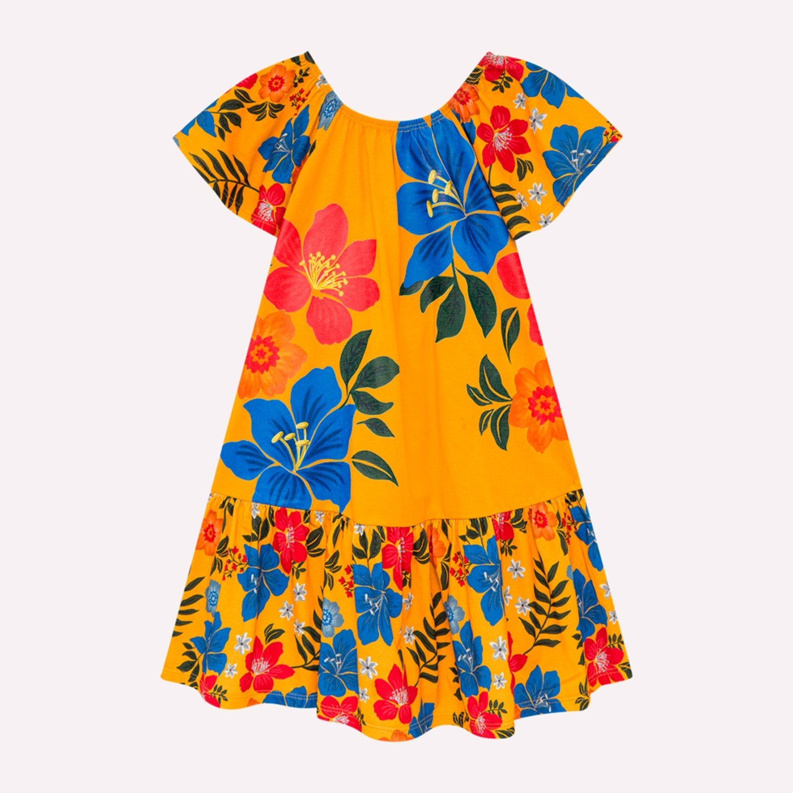 Infantil – Vestido Menina Flores Nanai