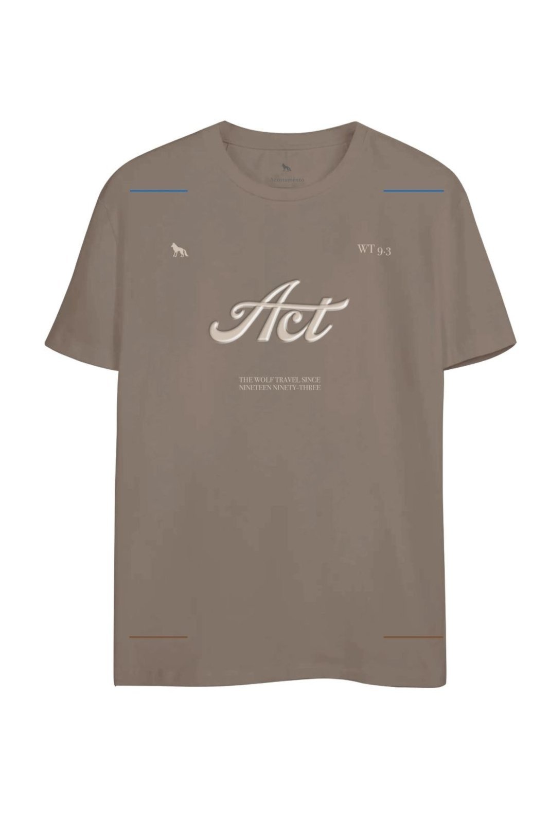 Camiseta ACT Bordado Masculina Acostamento