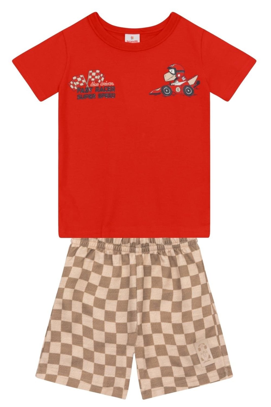 Infantil - Conjunto menino em meia malha Brandili
