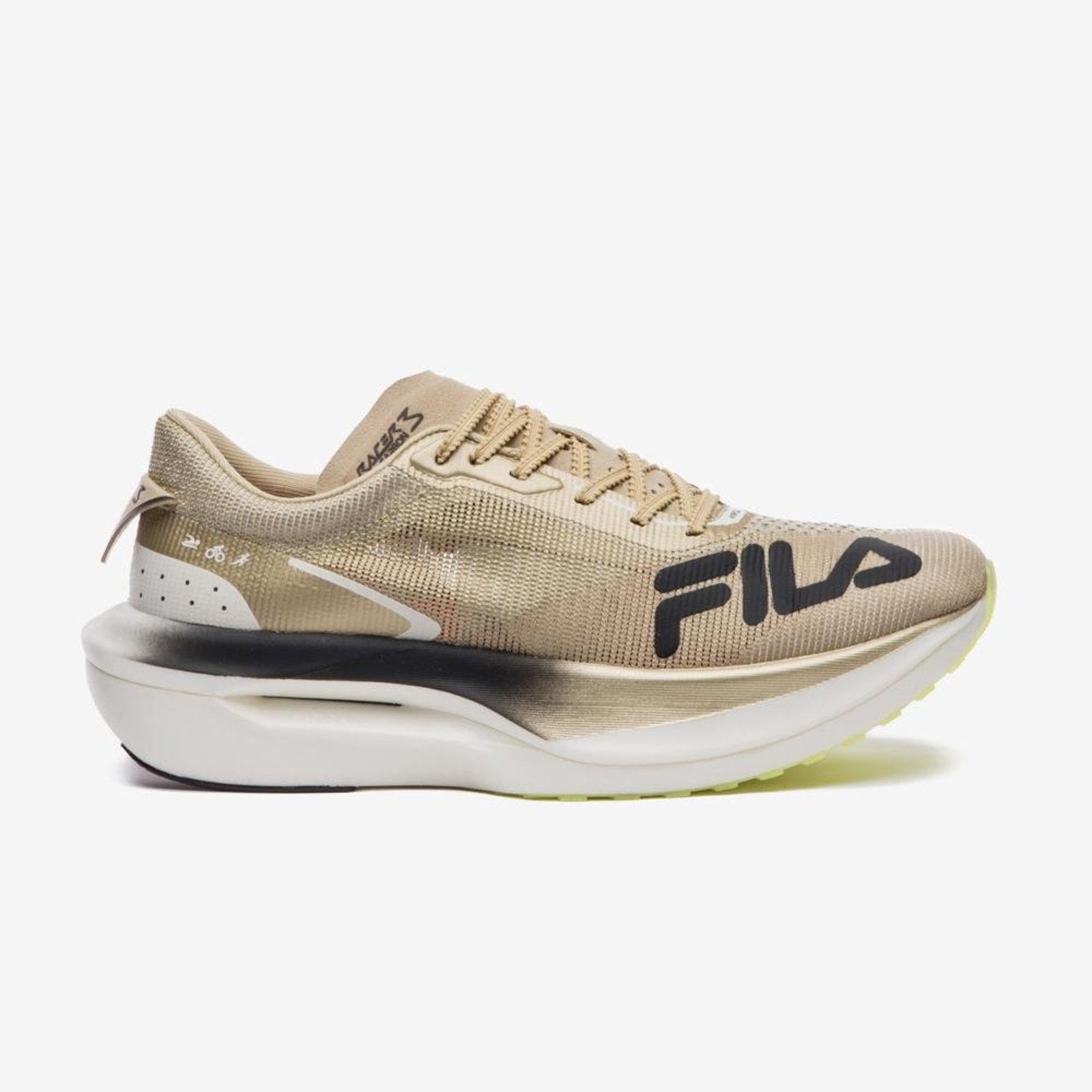 Tênis Fila Racer Carbon 3 Tri Masculino Incolor