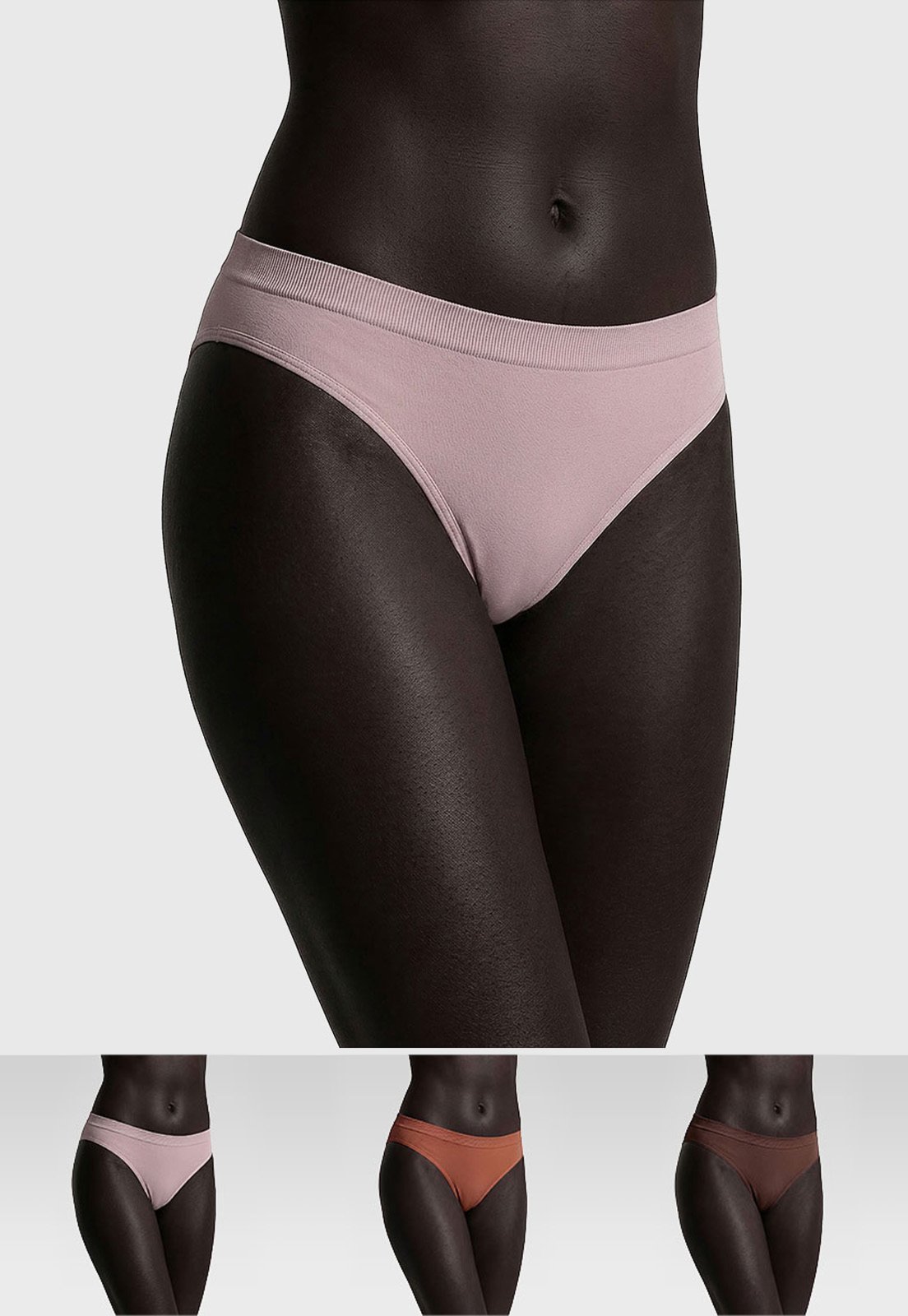 Kit 3 Calcinha Feminina Trifil Tanga Rosa