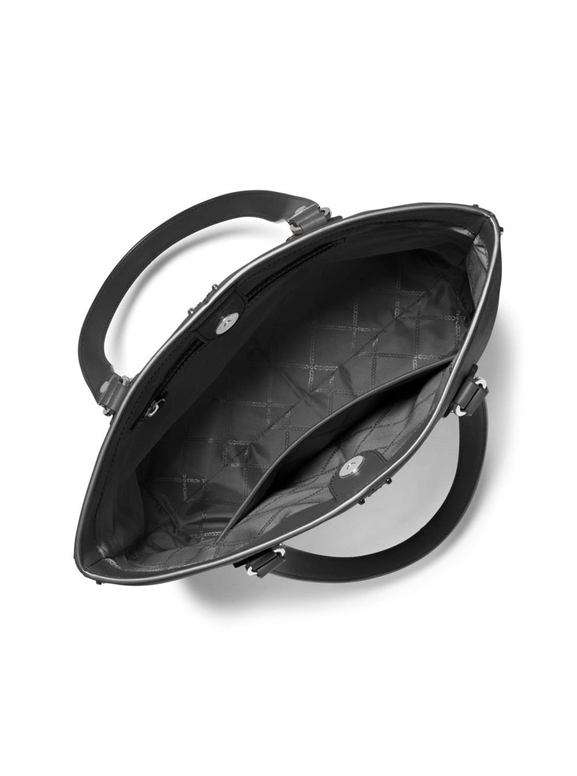 Vista 3 Bolsa Tote Astor Grande De Couro 30S4satt3l001 preto preto