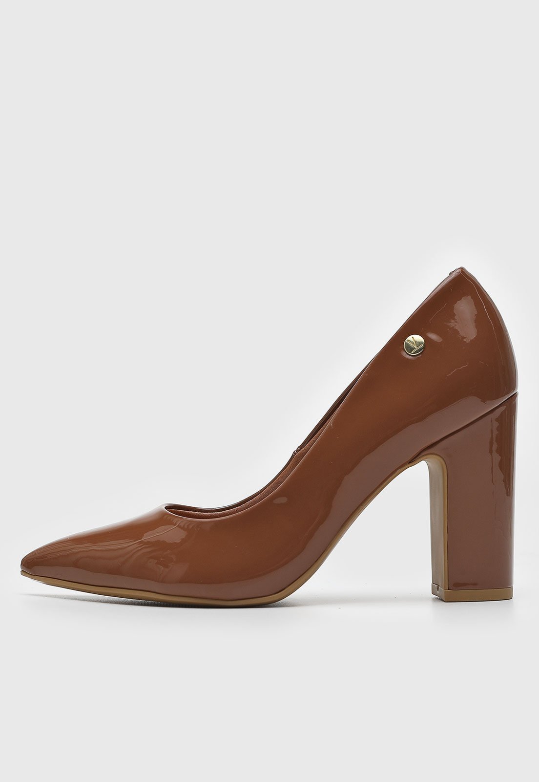 Scarpin Vizzano Verniz Marrom