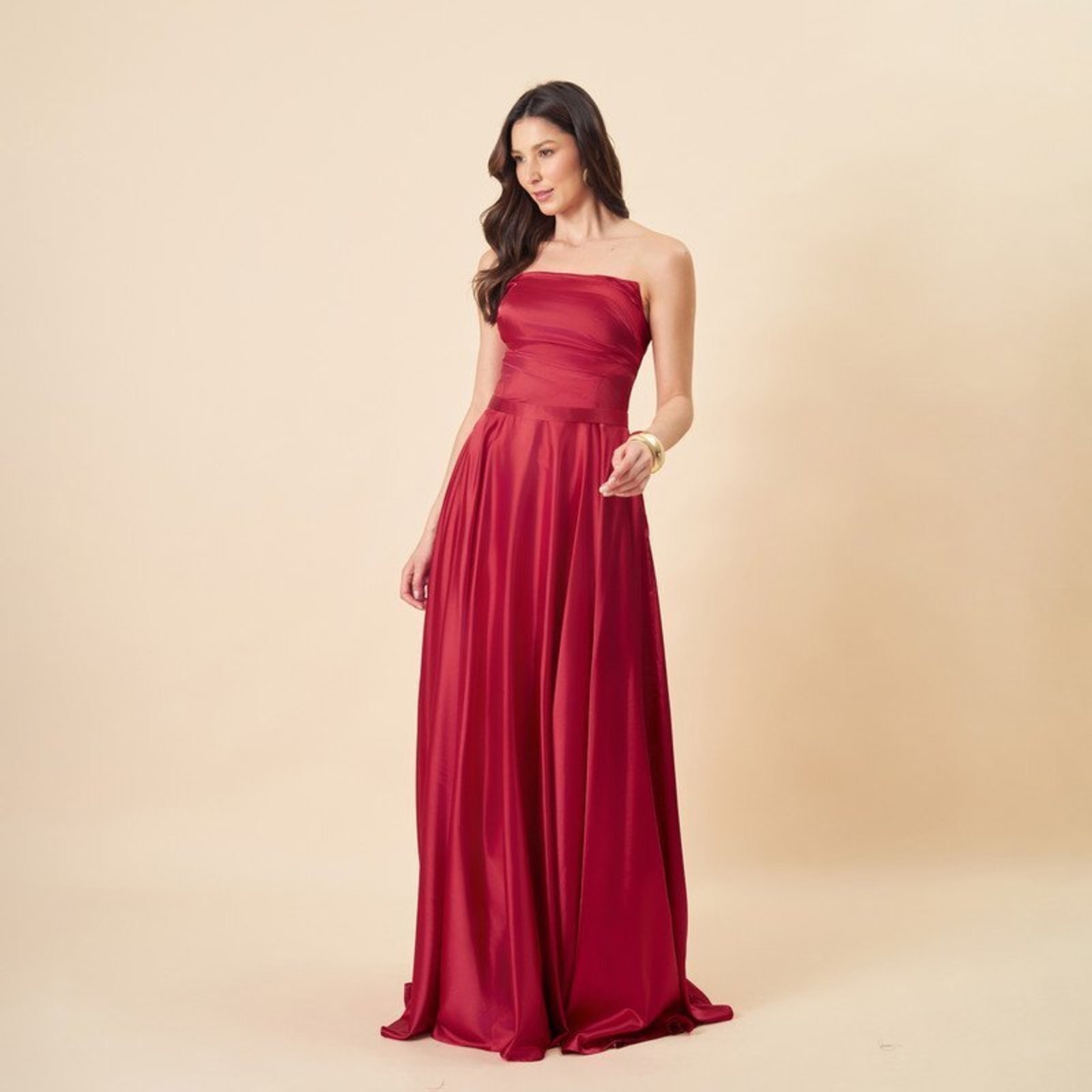 Vestido Auston Mina Vermelho