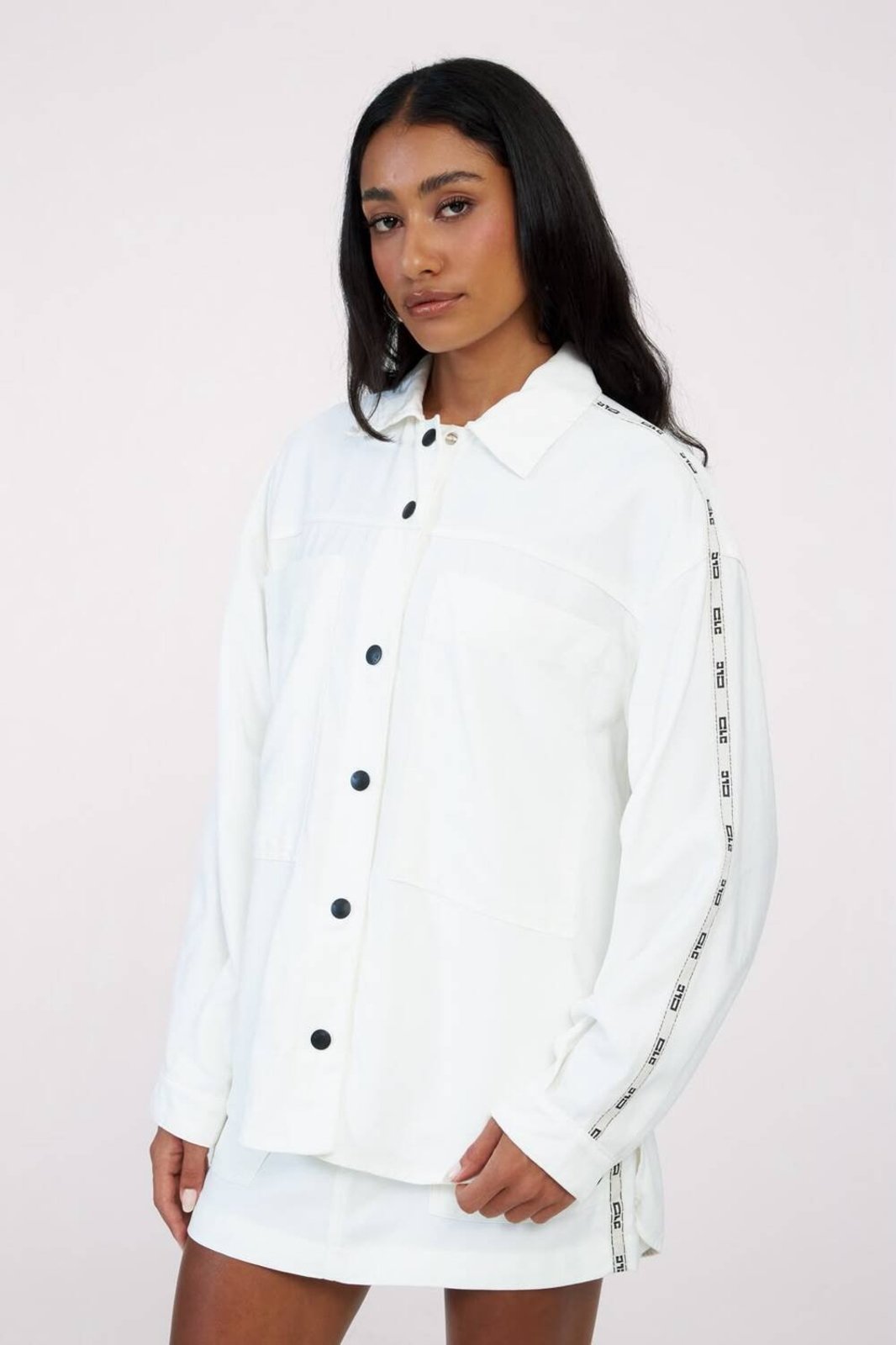 Camisa Sarja Feminina Oversized Colcci CLC Off Shell