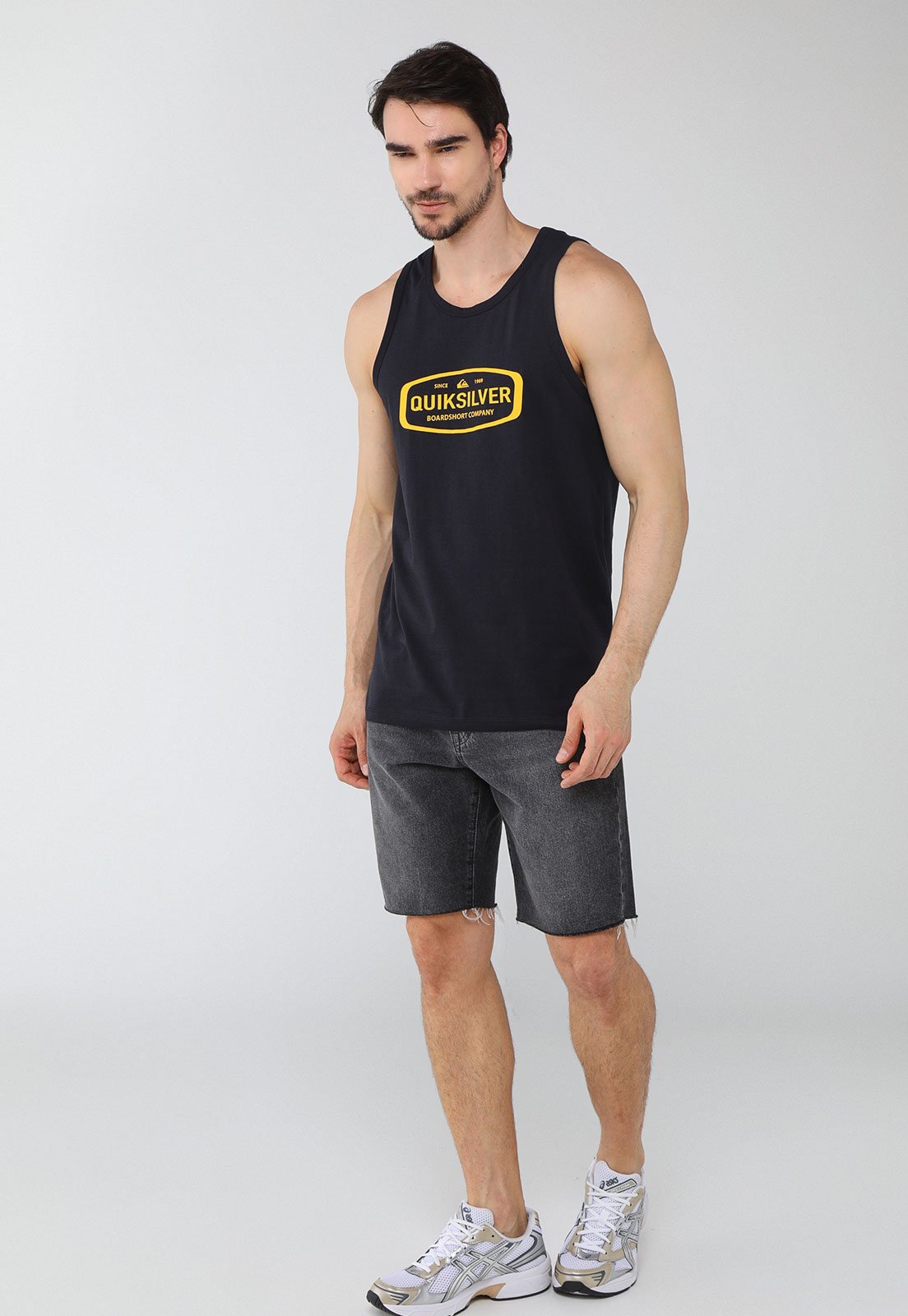 Regata Masculina Quiksilver Framer Preta