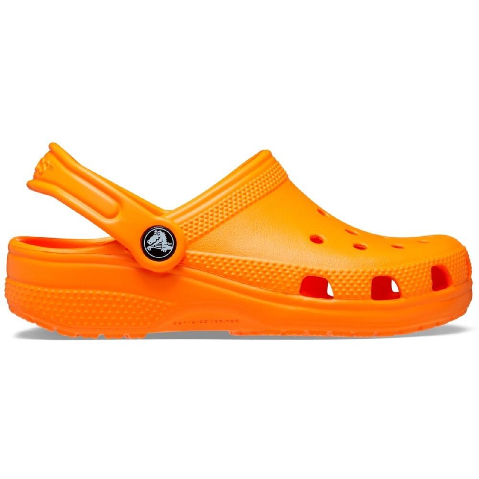 Vista 2 Infantil - Sandália crocs classic clog t orange zing - 28 Laranja laranja orange Crocs laranja orange