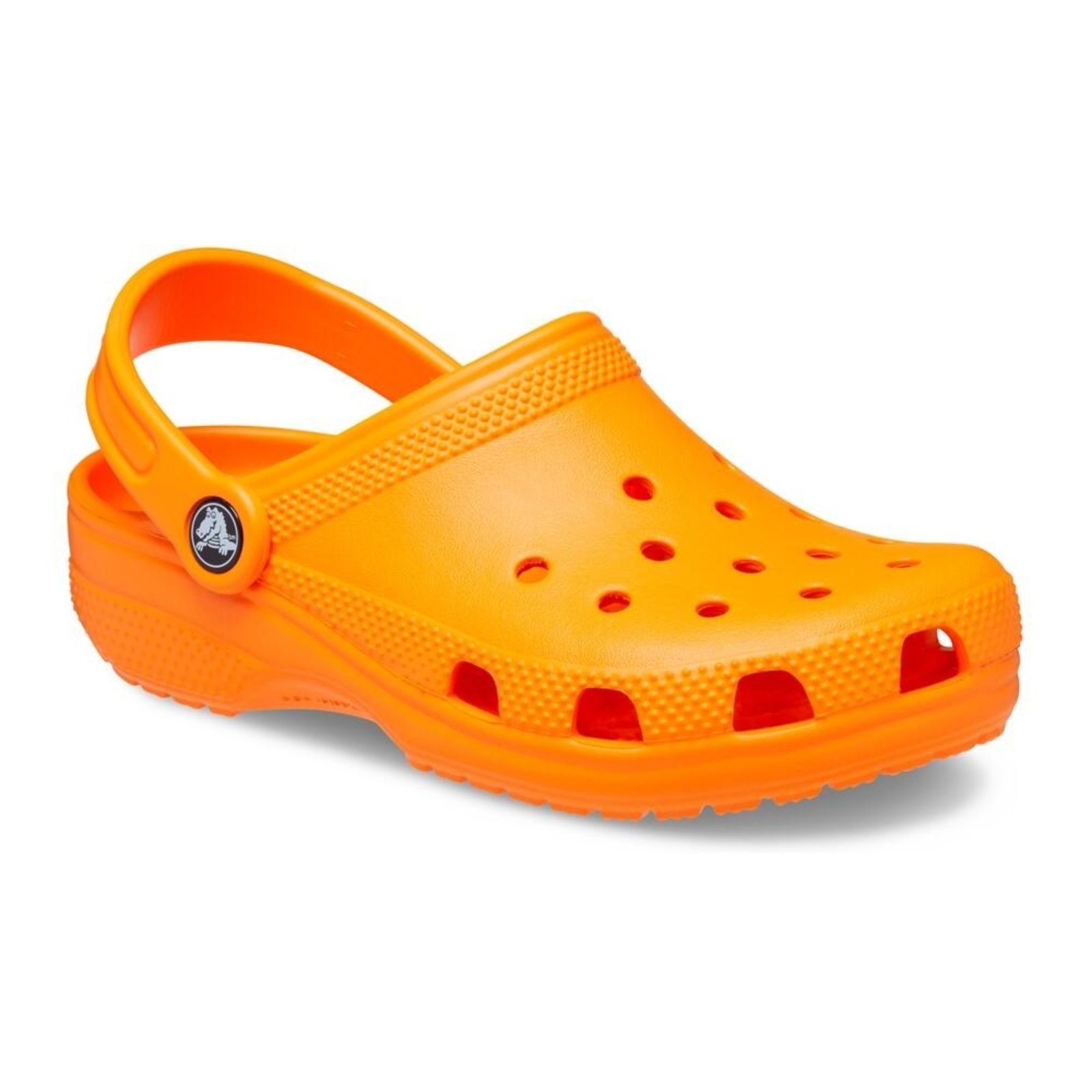 Vista 3 Infantil - Sandália crocs classic clog t orange zing - 28 Laranja laranja orange Crocs laranja orange