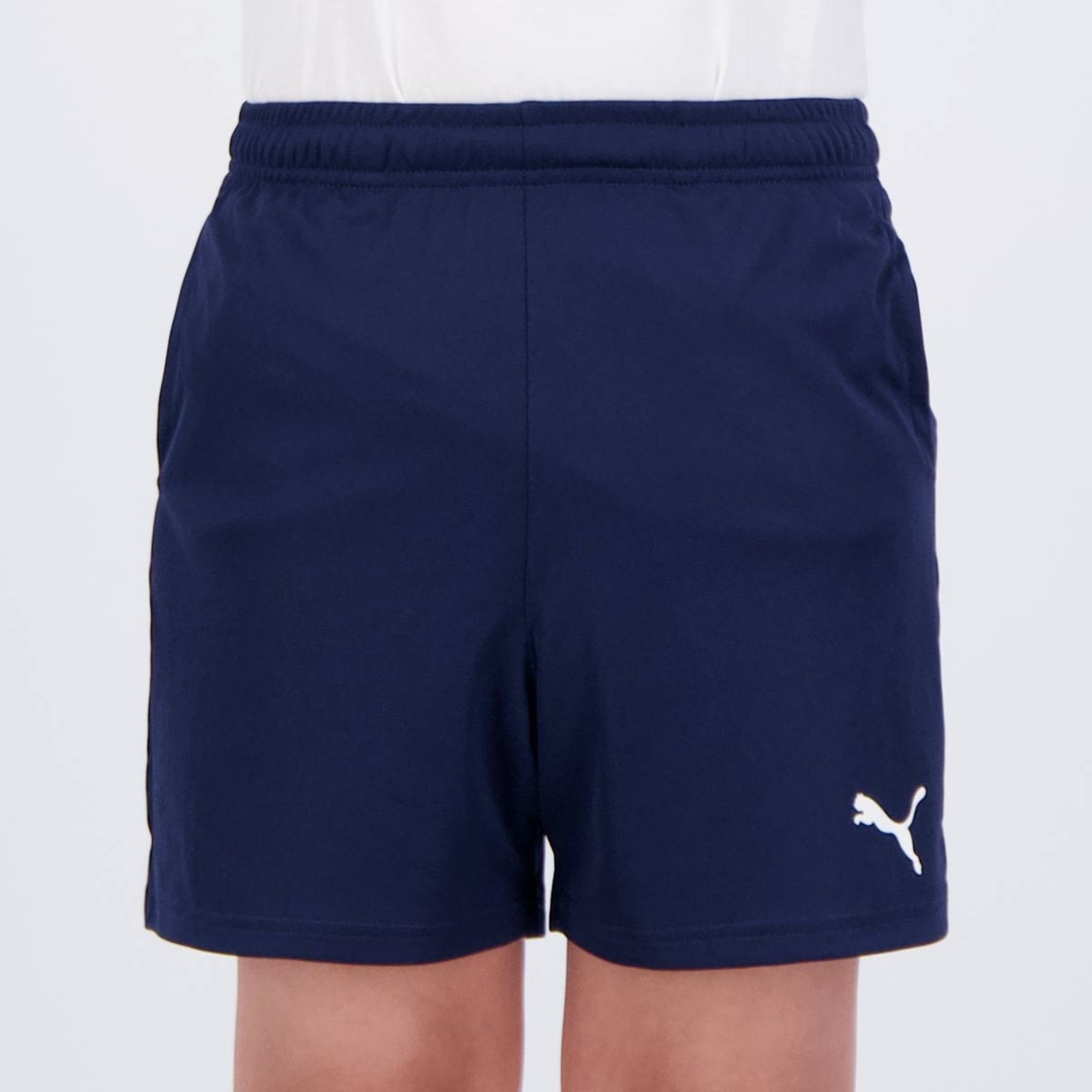 Bermuda Puma Teamrise Juvenil Marinho