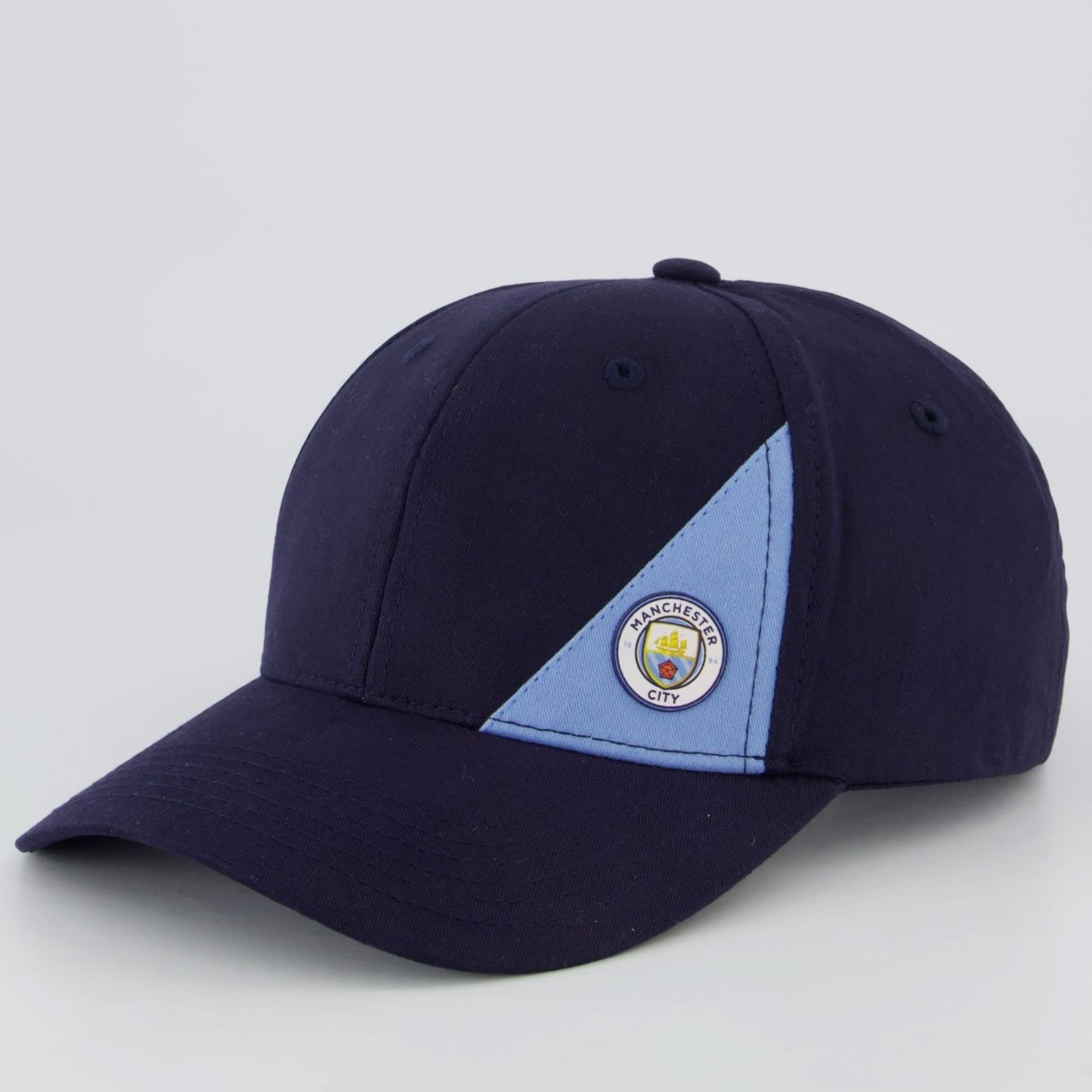 Boné Manchester City Escudo 6 Gomos Marinho