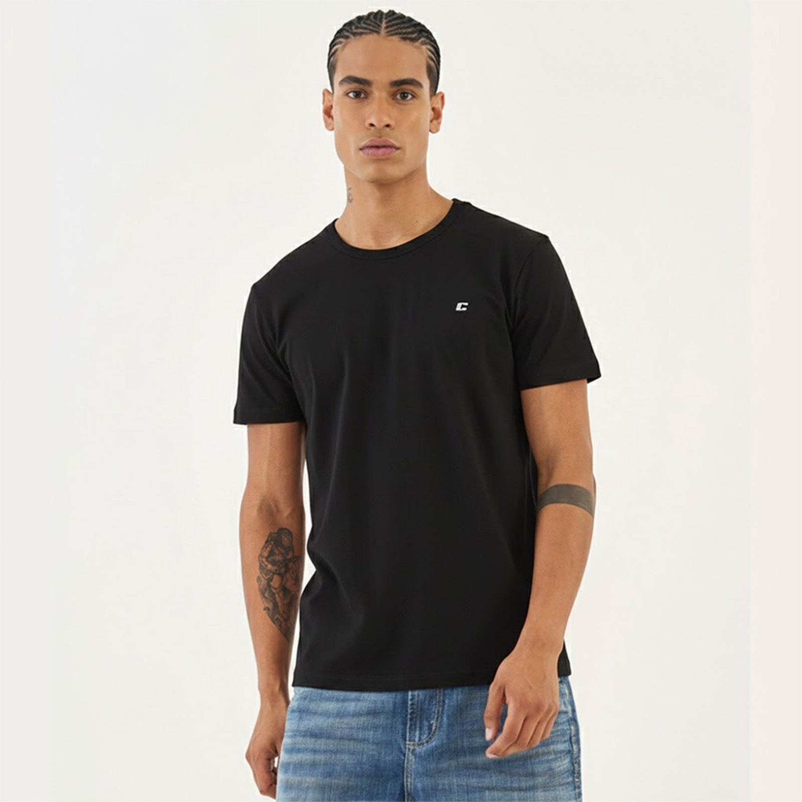 Camiseta Colcci Logo Ou26 Preto Masculino