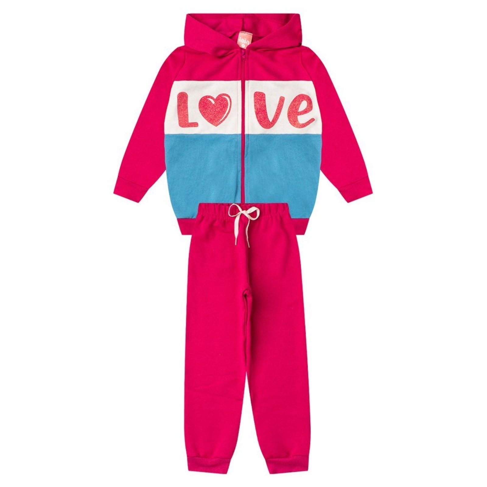 Infantil - Conjunto Inverno Menina Love Iaia